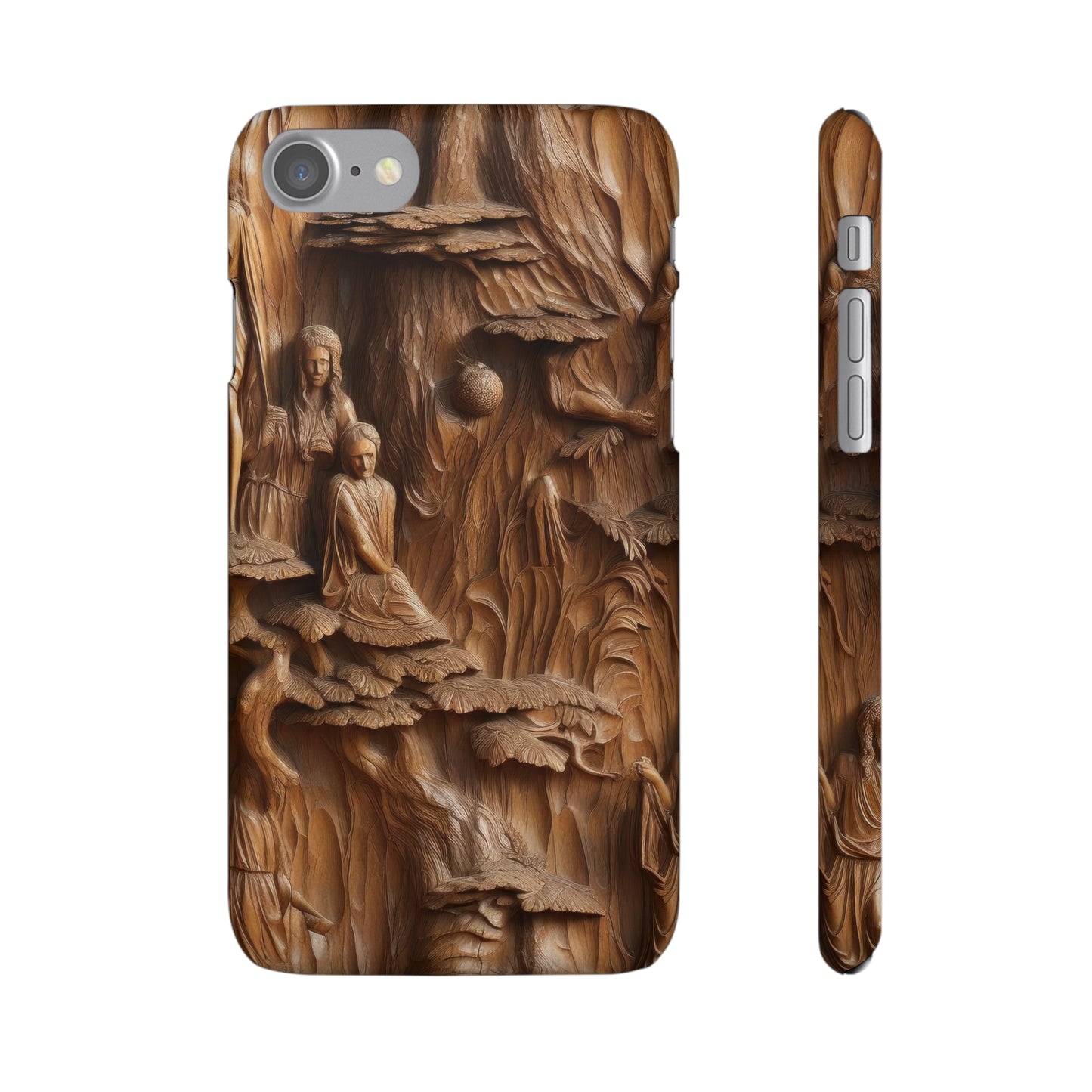 Biblical , Spiritual Carved Wood Phone cover Snap Cases .