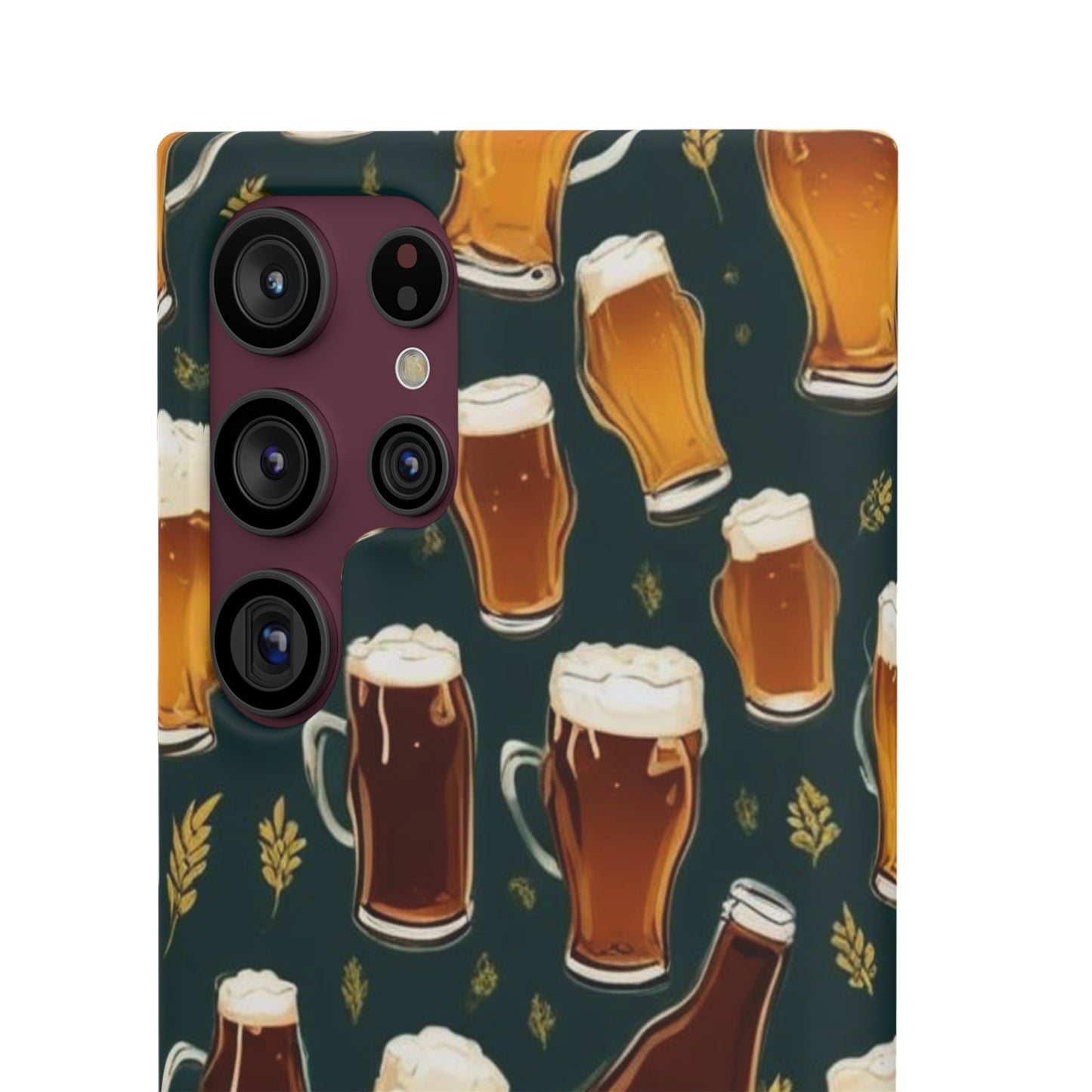 Beer Pattern Snap Cases