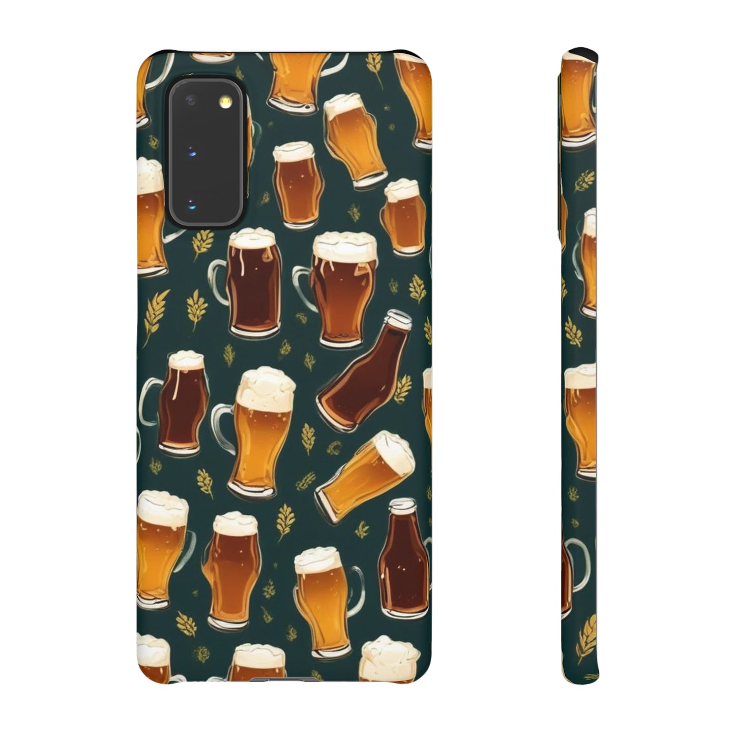 Beer Pattern Snap Cases