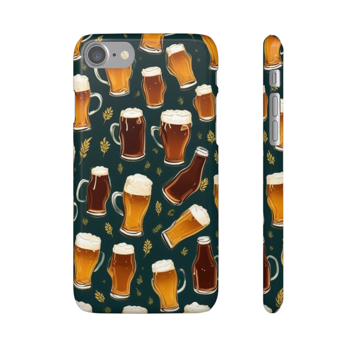 Beer Pattern Snap Cases