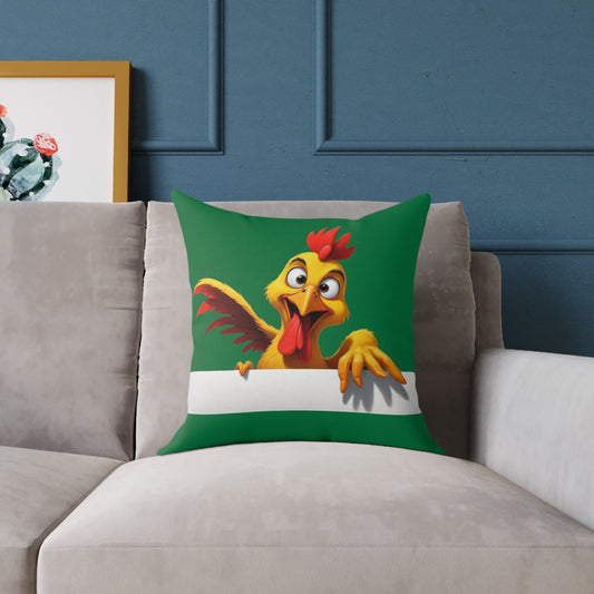 Squark Square Poly Canvas Pillow