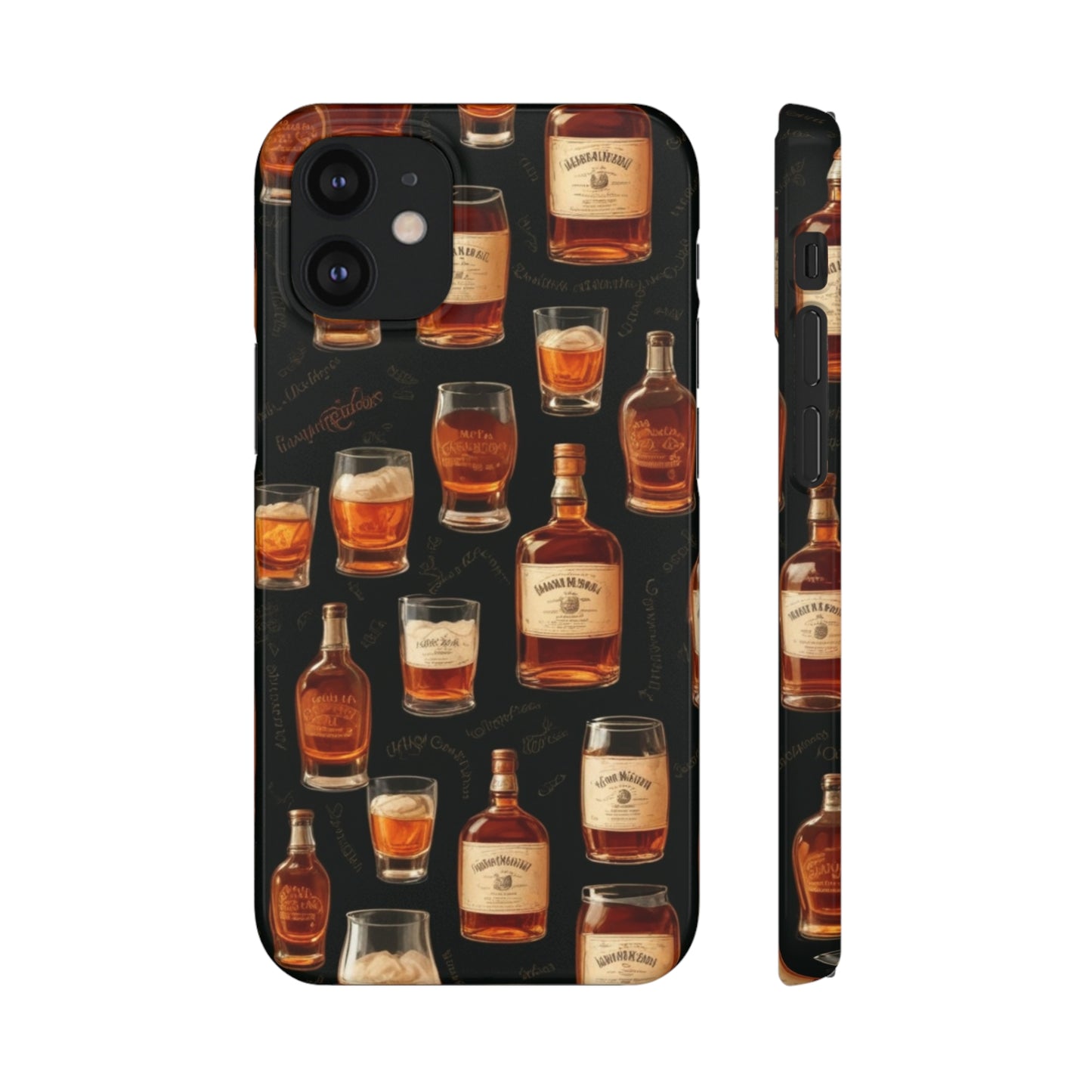 Whiskey Pattern Snap Cases