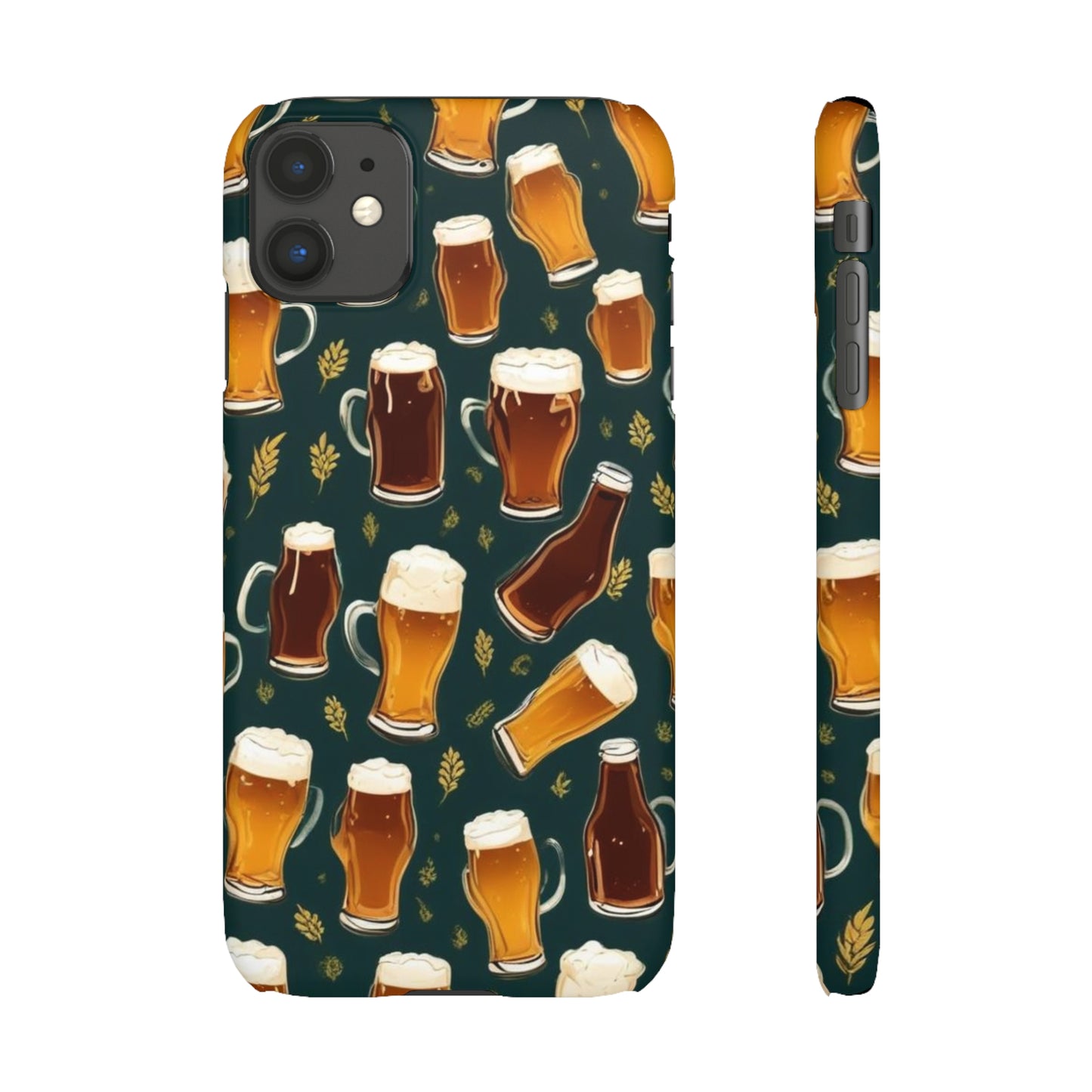 Beer Pattern Snap Cases