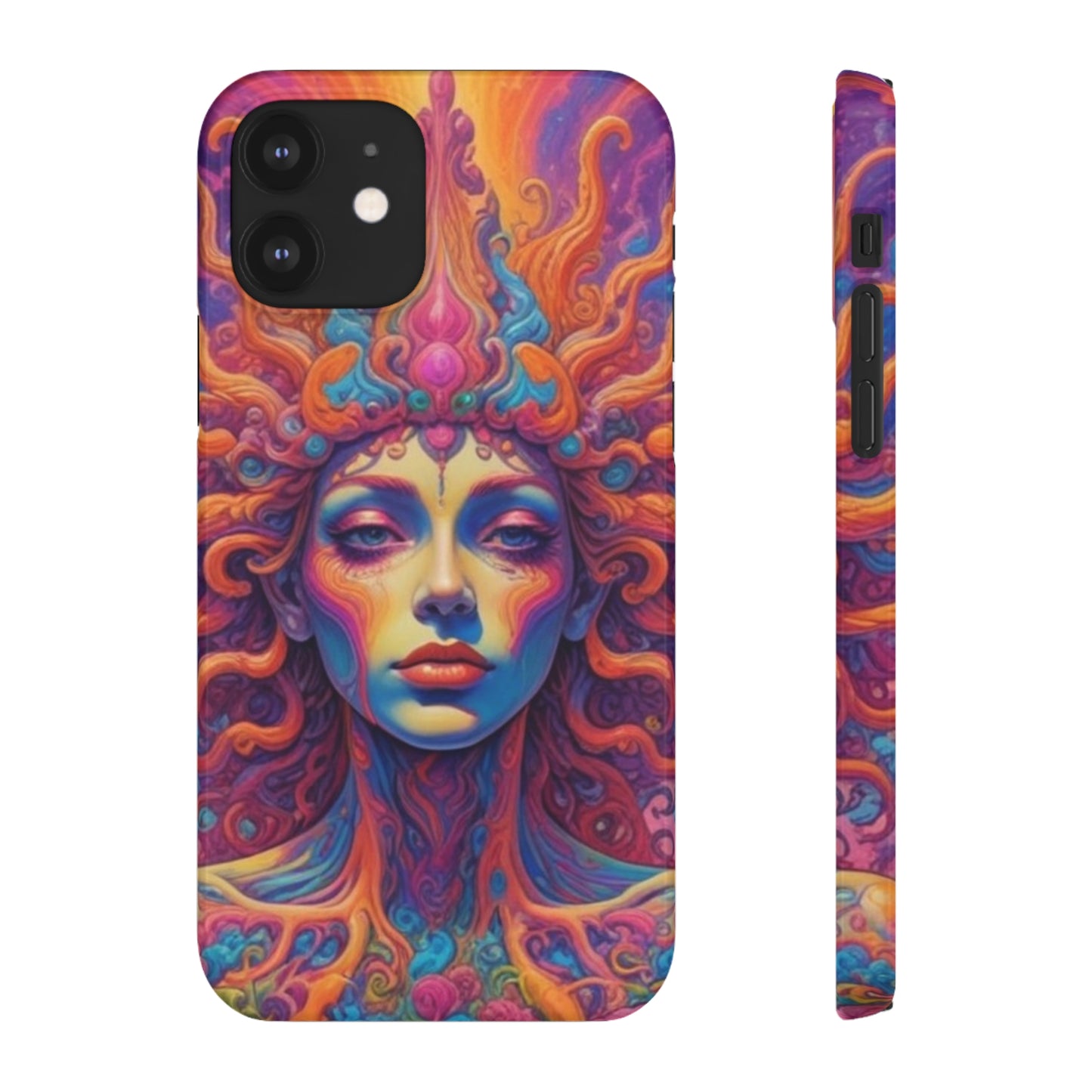 Trippy Pattern Snap Cases