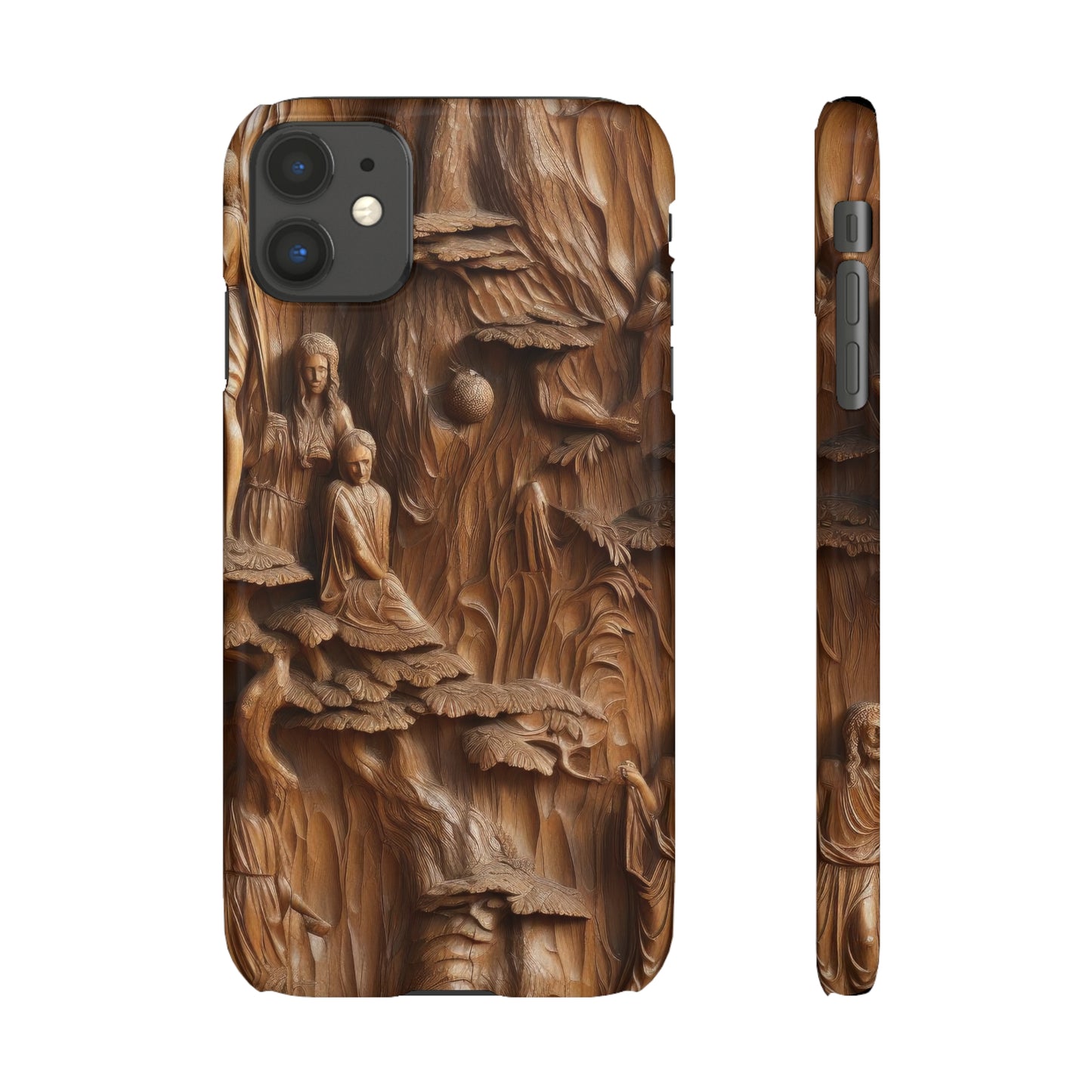Biblical , Spiritual Carved Wood Phone cover Snap Cases .