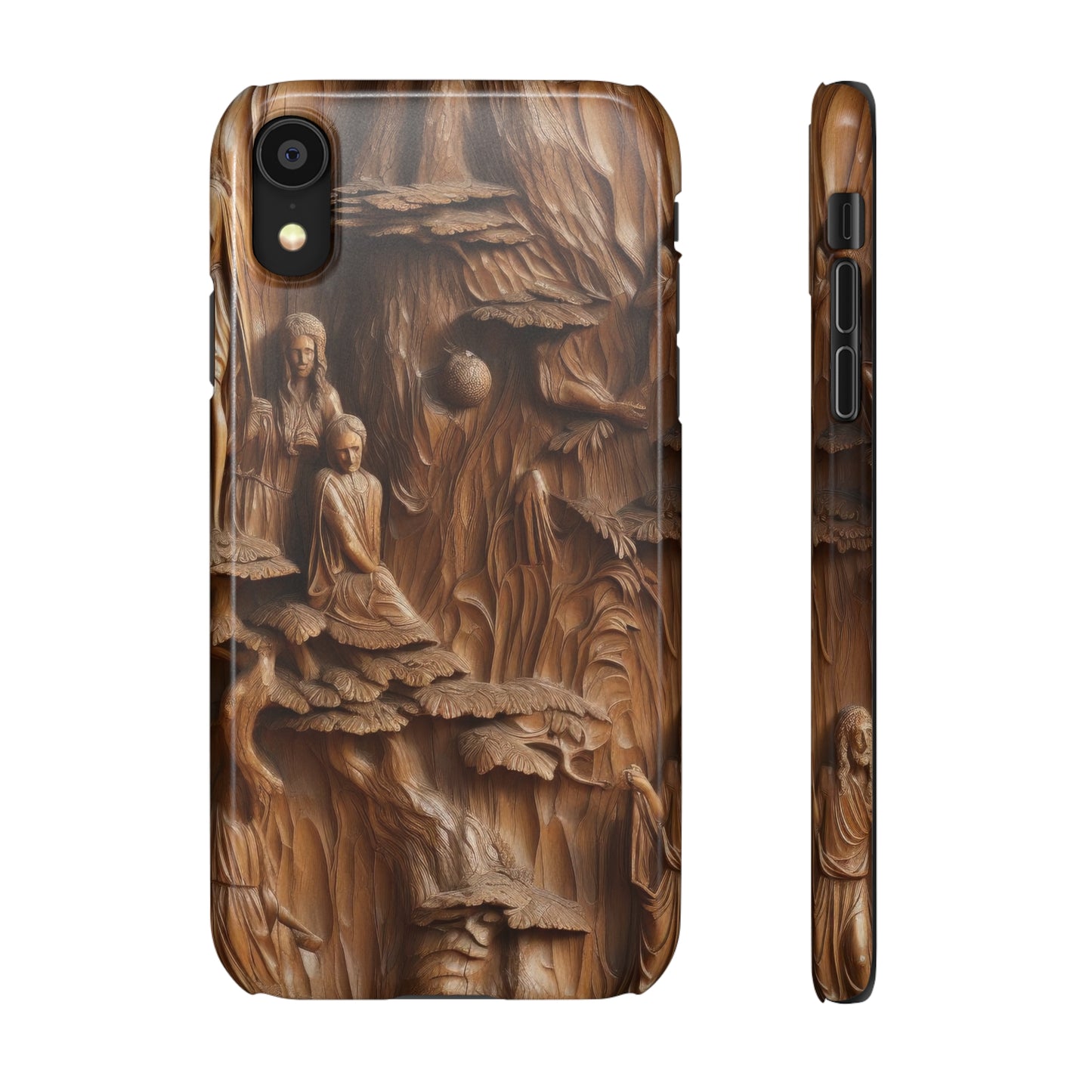 Biblical , Spiritual Carved Wood Phone cover Snap Cases .