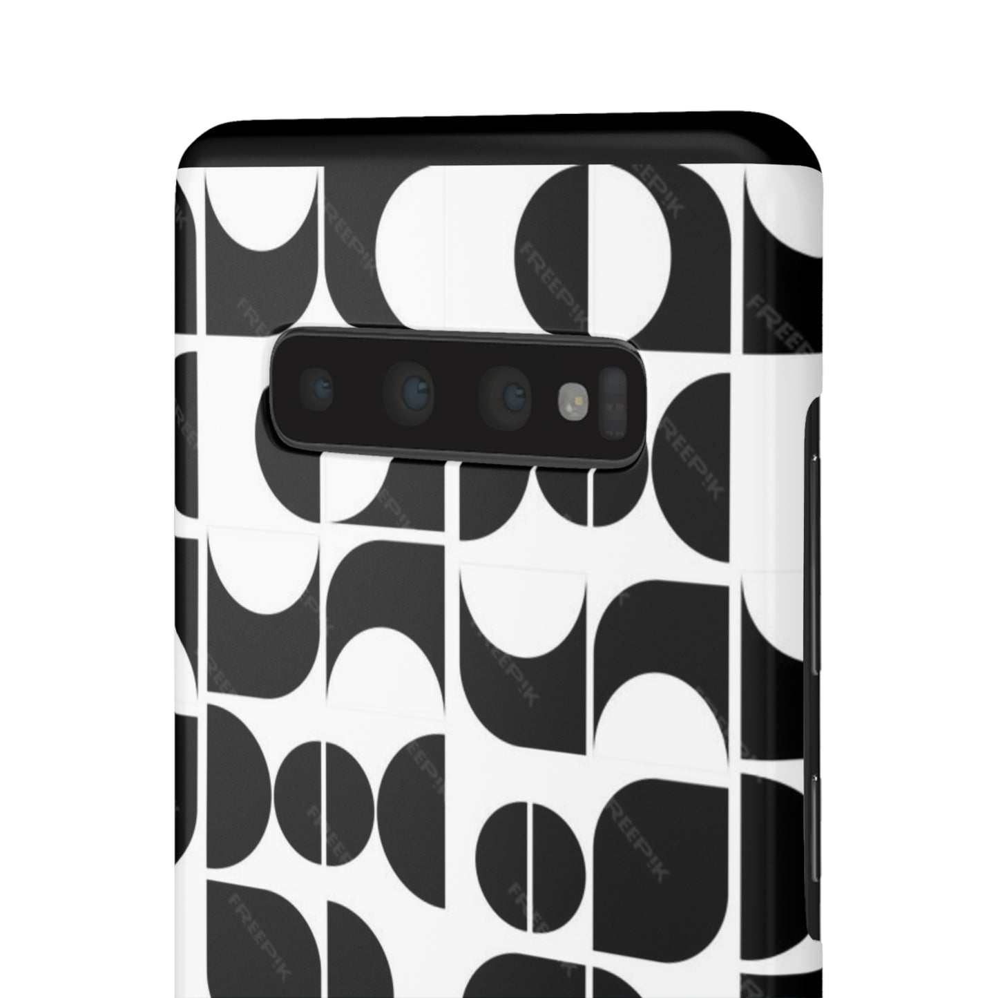 Black And White Pattern Pattern Snap Cases