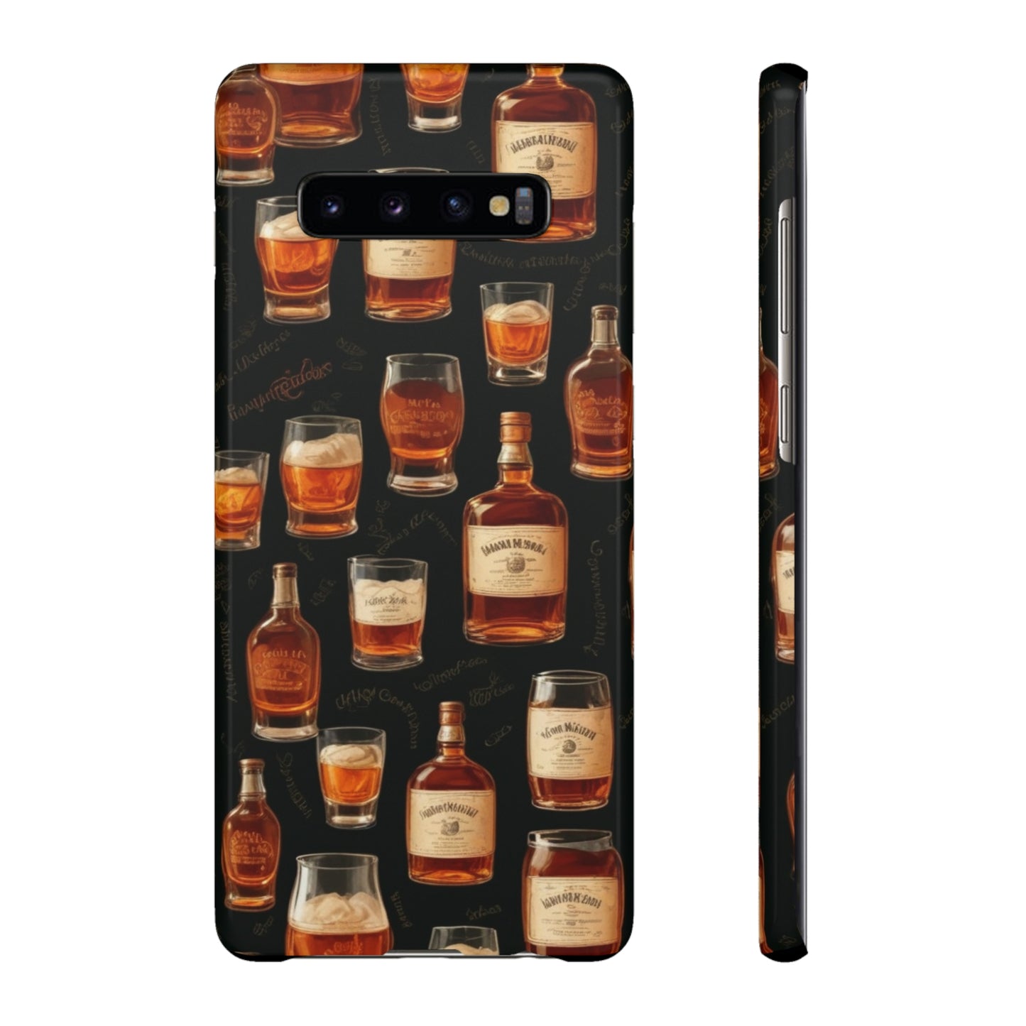 Whiskey Pattern Snap Cases