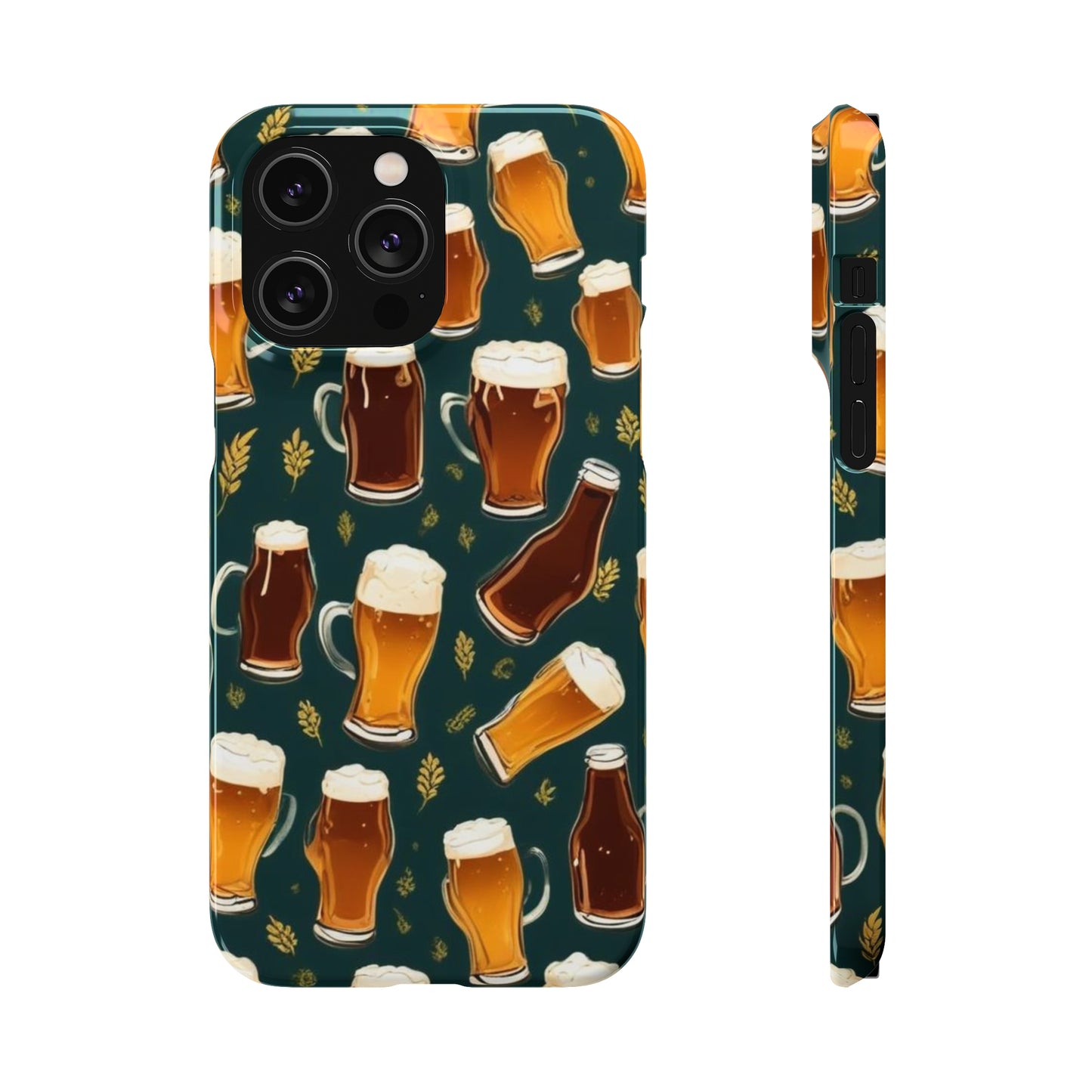 Beer Pattern Snap Cases