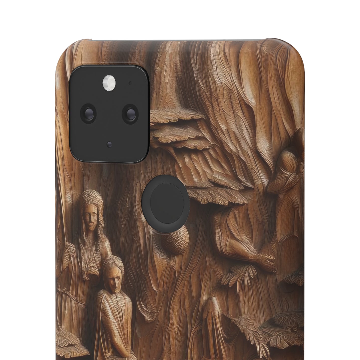 Biblical , Spiritual Carved Wood Phone cover Snap Cases .