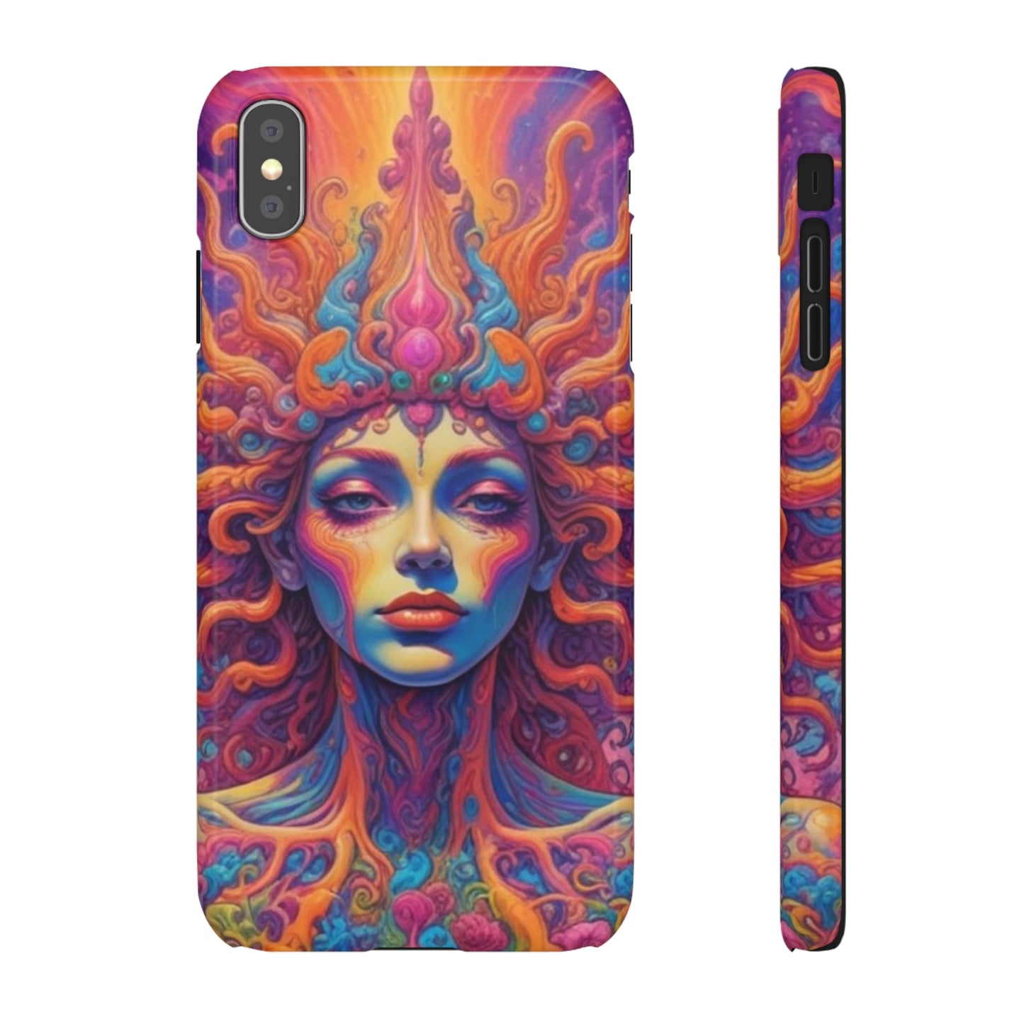 Trippy Pattern Snap Cases