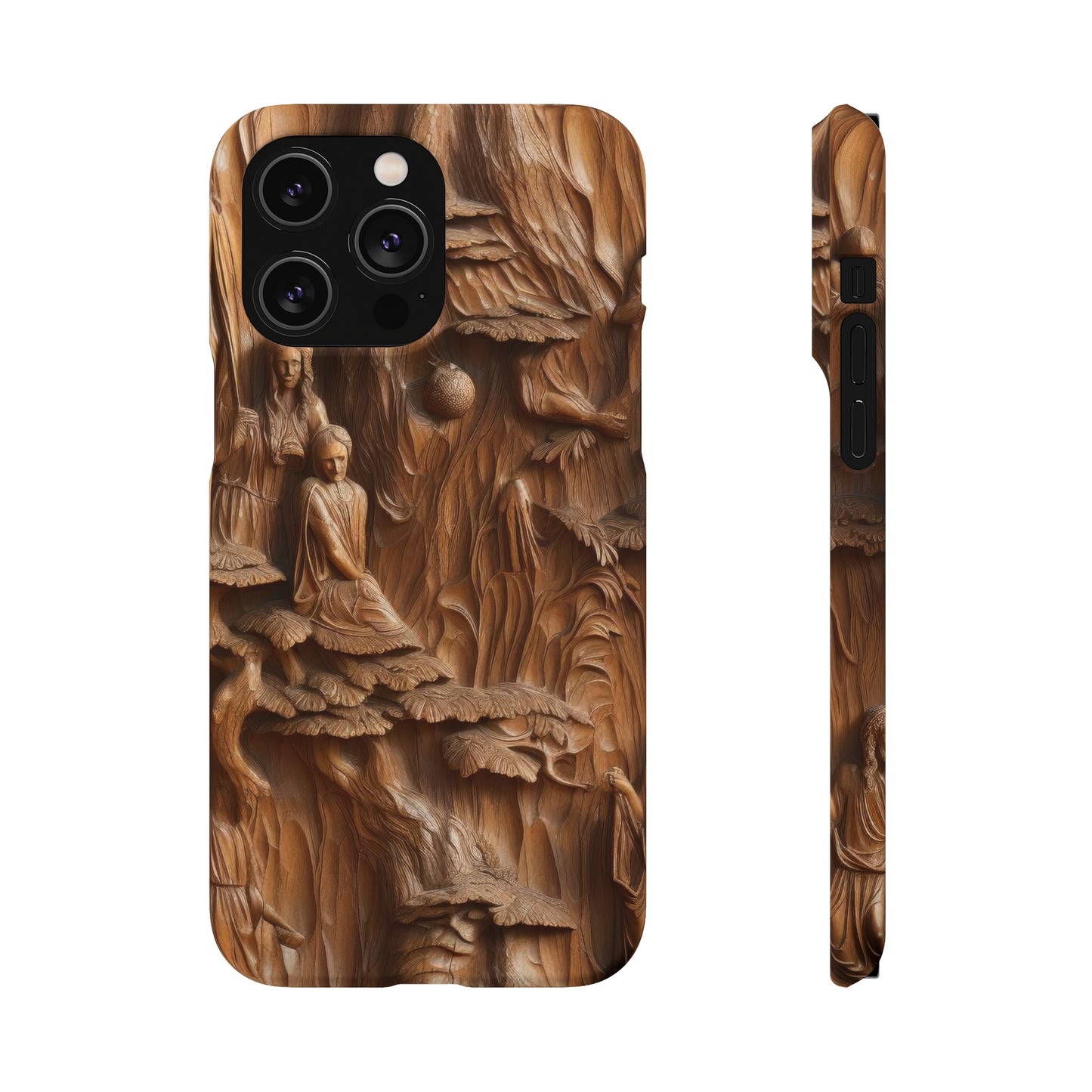 Biblical , Spiritual Carved Wood Phone cover Snap Cases .