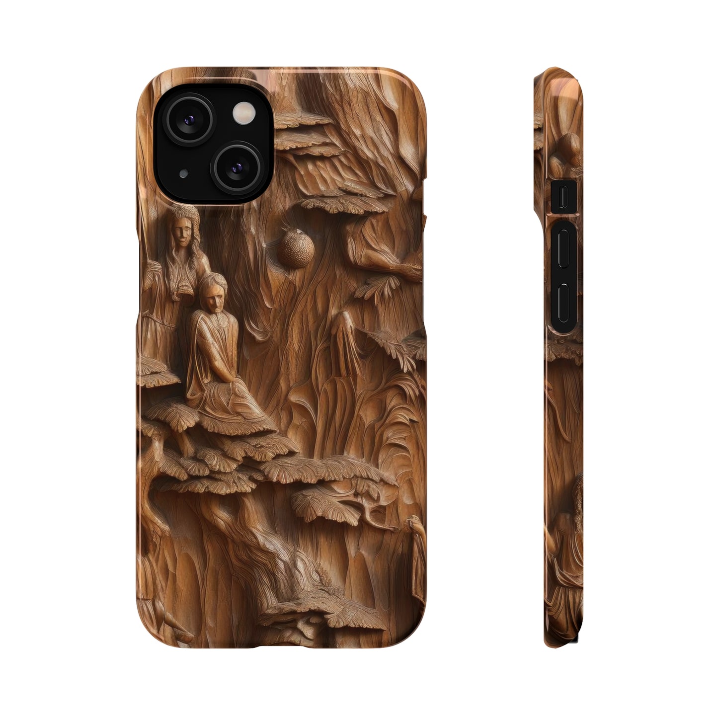 Biblical , Spiritual Carved Wood Phone cover Snap Cases .