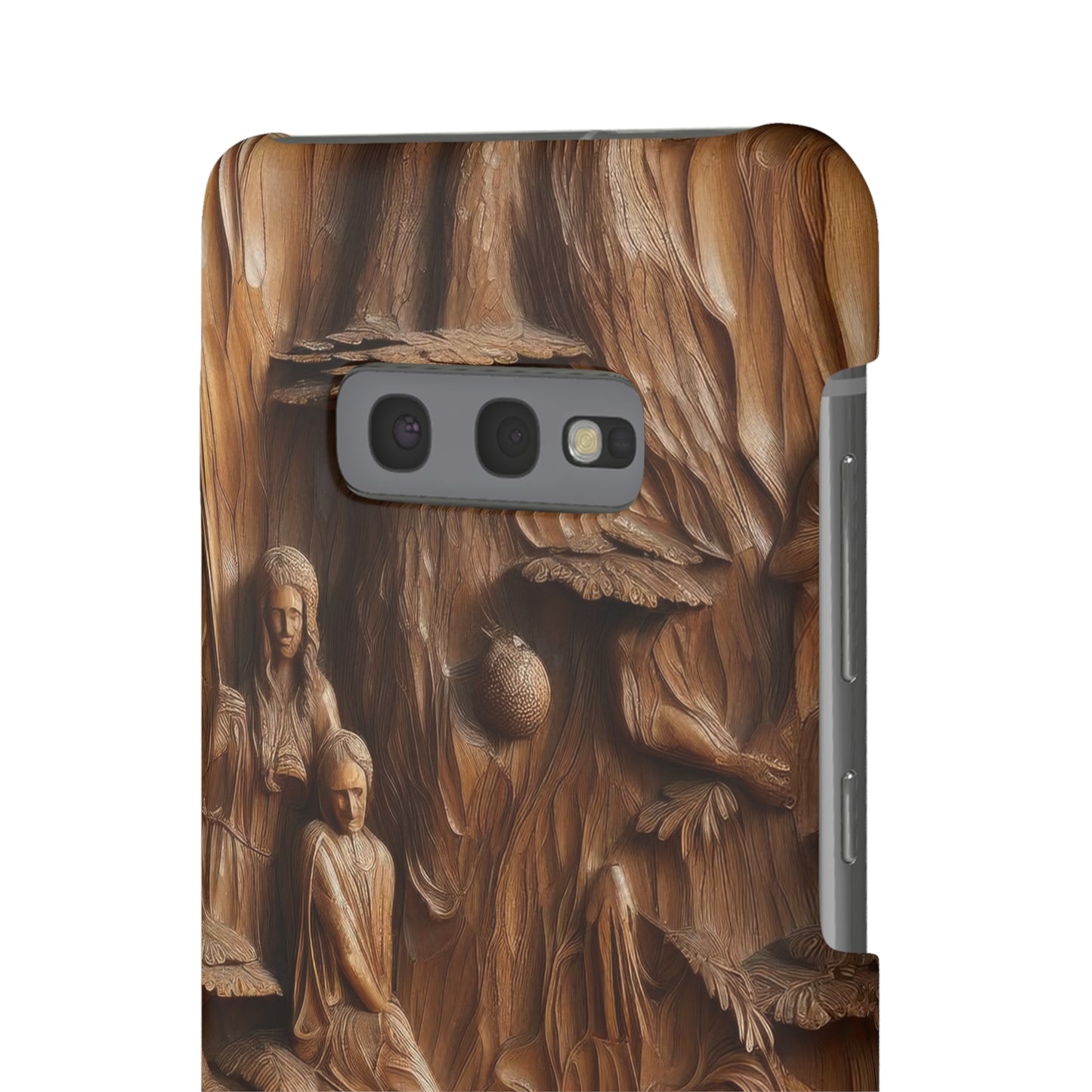 Biblical , Spiritual Carved Wood Phone cover Snap Cases .