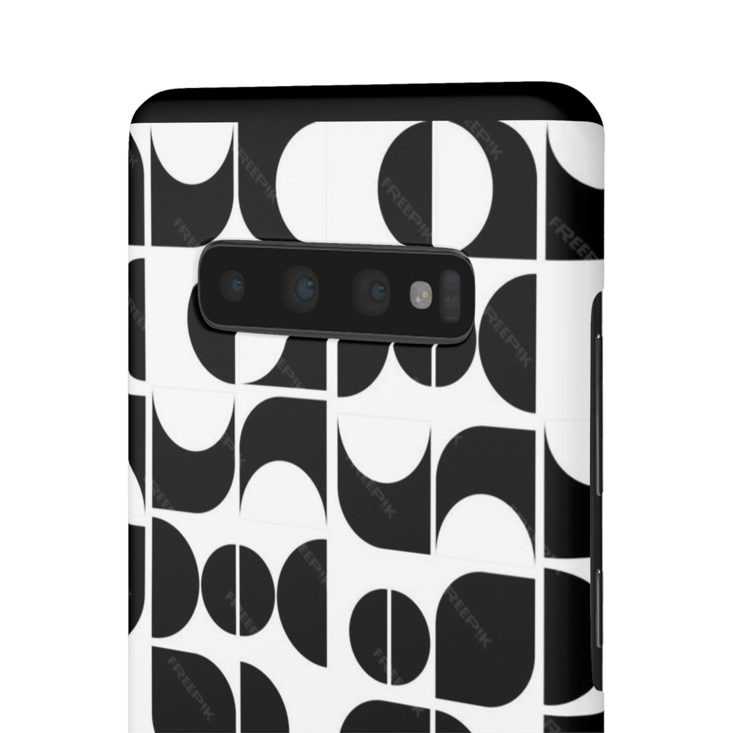 Black And White Pattern Pattern Snap Cases
