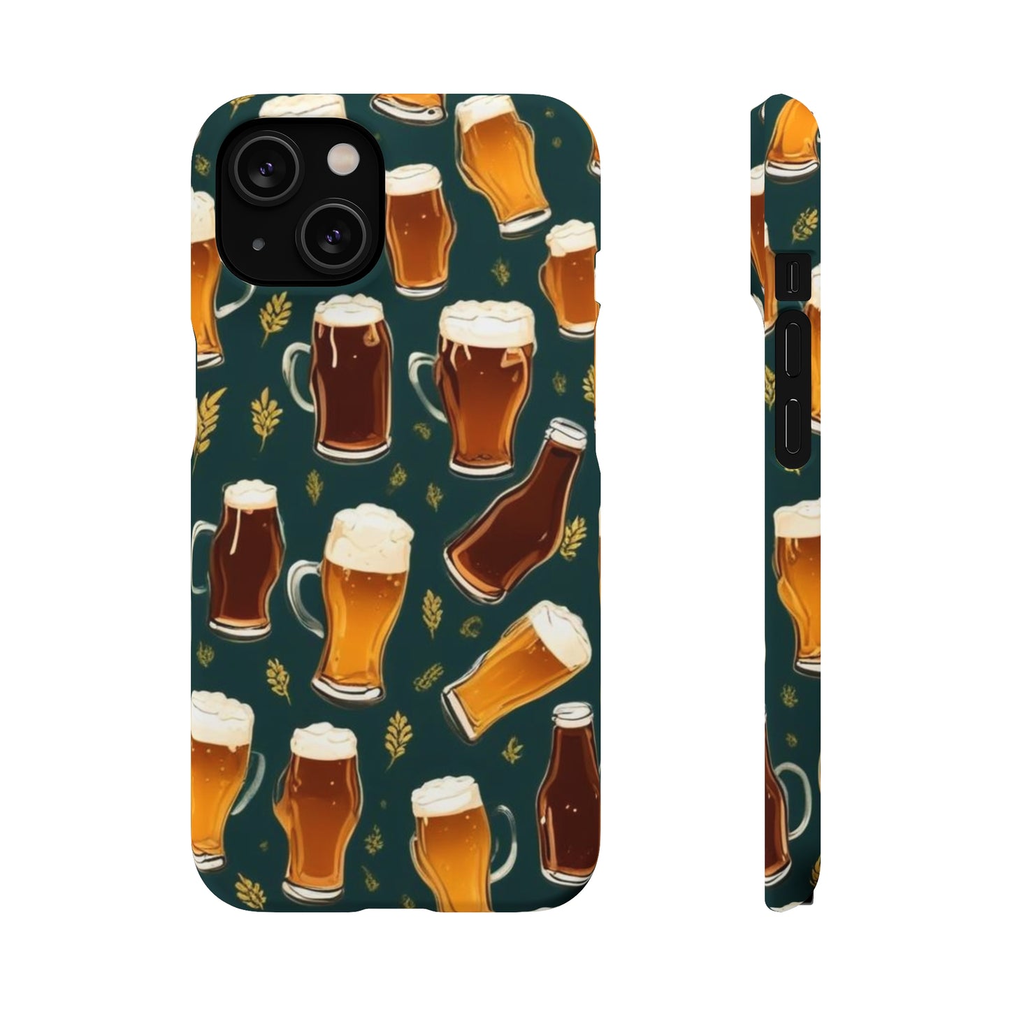 Beer Pattern Snap Cases