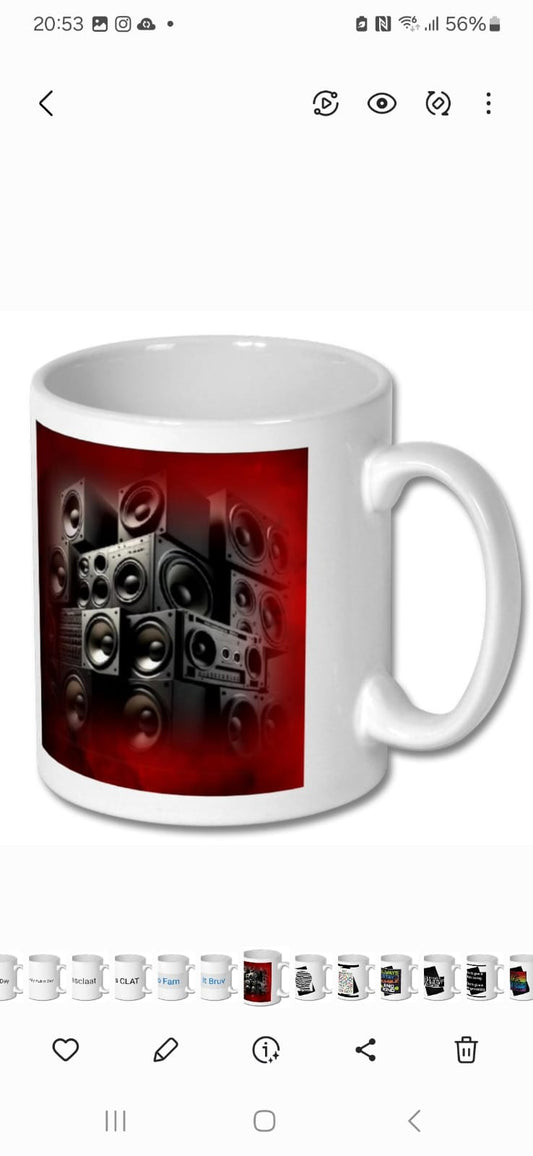 11oz mug is made of brilliant white ceramic material with AAA+ ORCA unique mug
