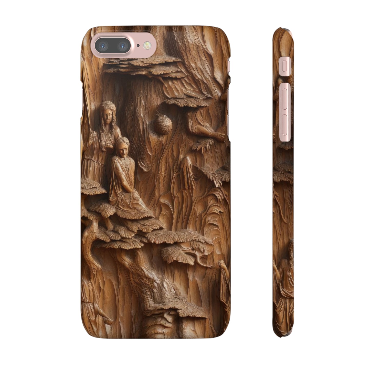Biblical , Spiritual Carved Wood Phone cover Snap Cases .