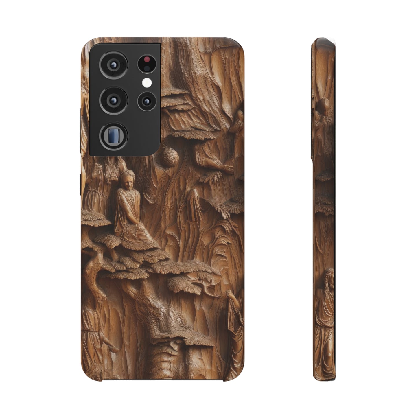 Biblical , Spiritual Carved Wood Phone cover Snap Cases .