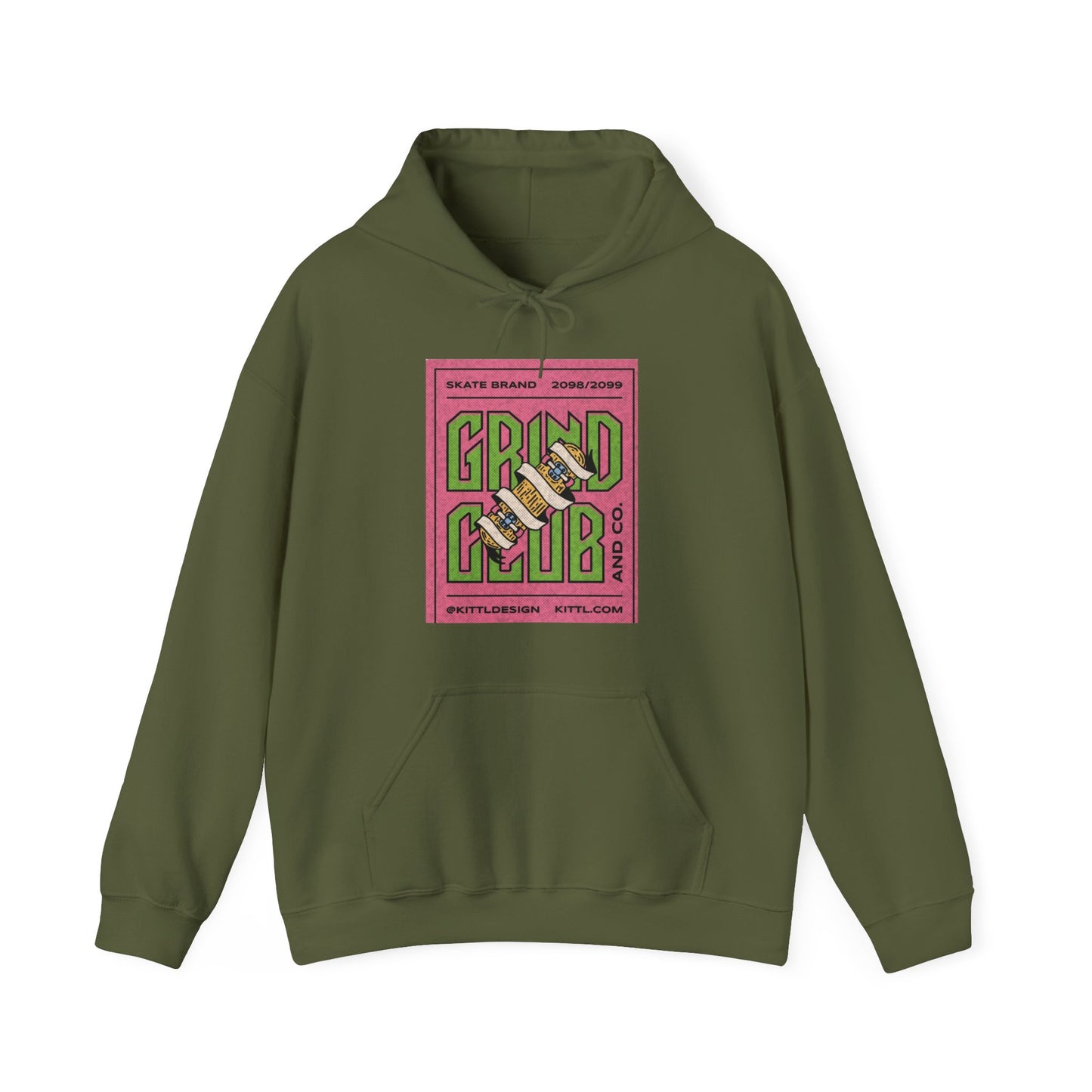 Grind Club  Unisex Heavy Blend™ Hooded Sweatshirt