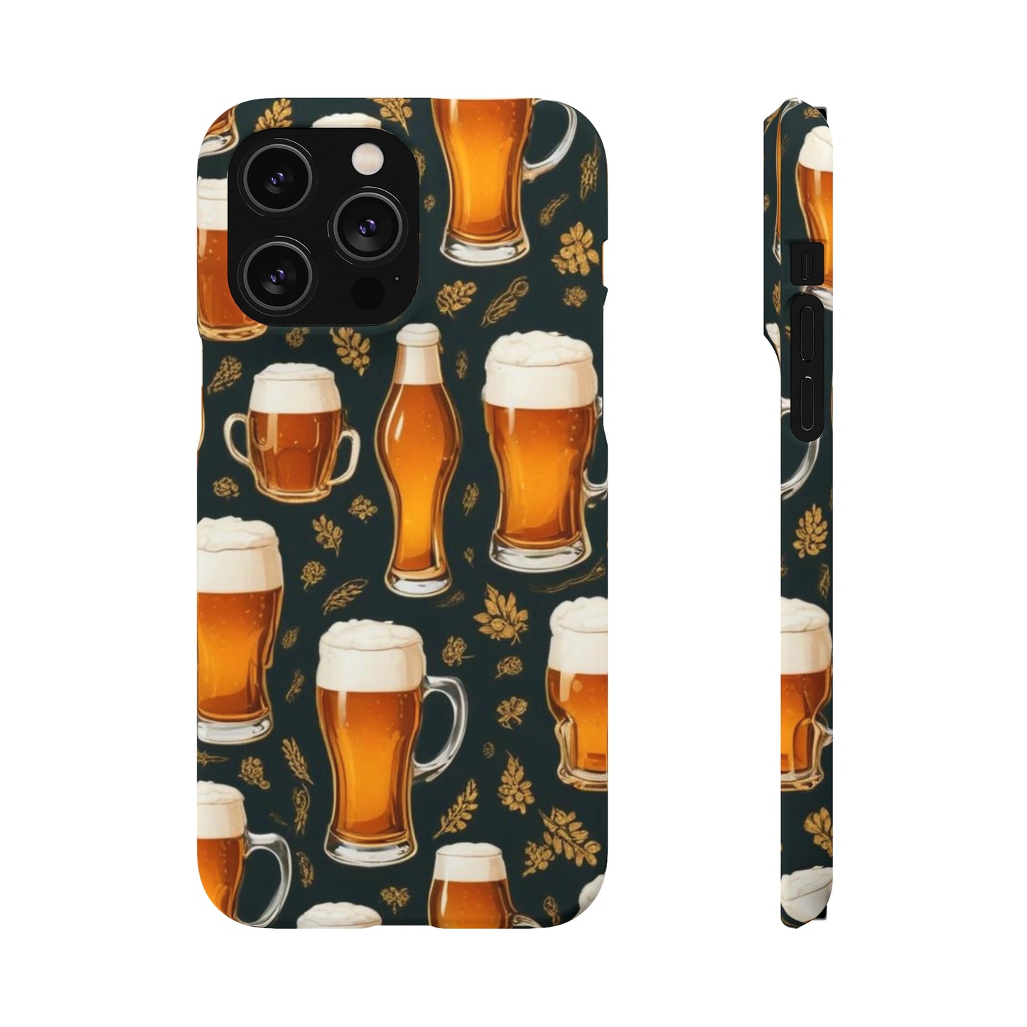 Beer Pattern Snap Cases