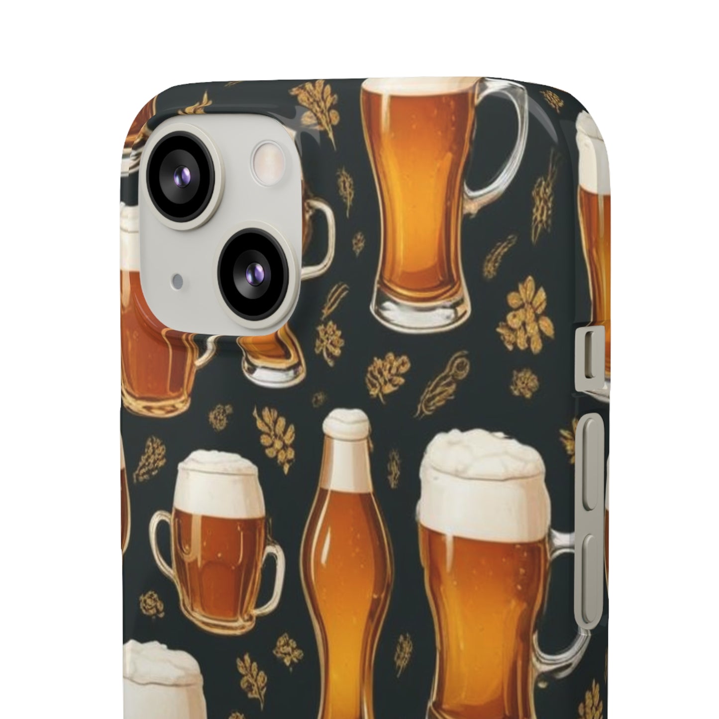 Beer Pattern Snap Cases