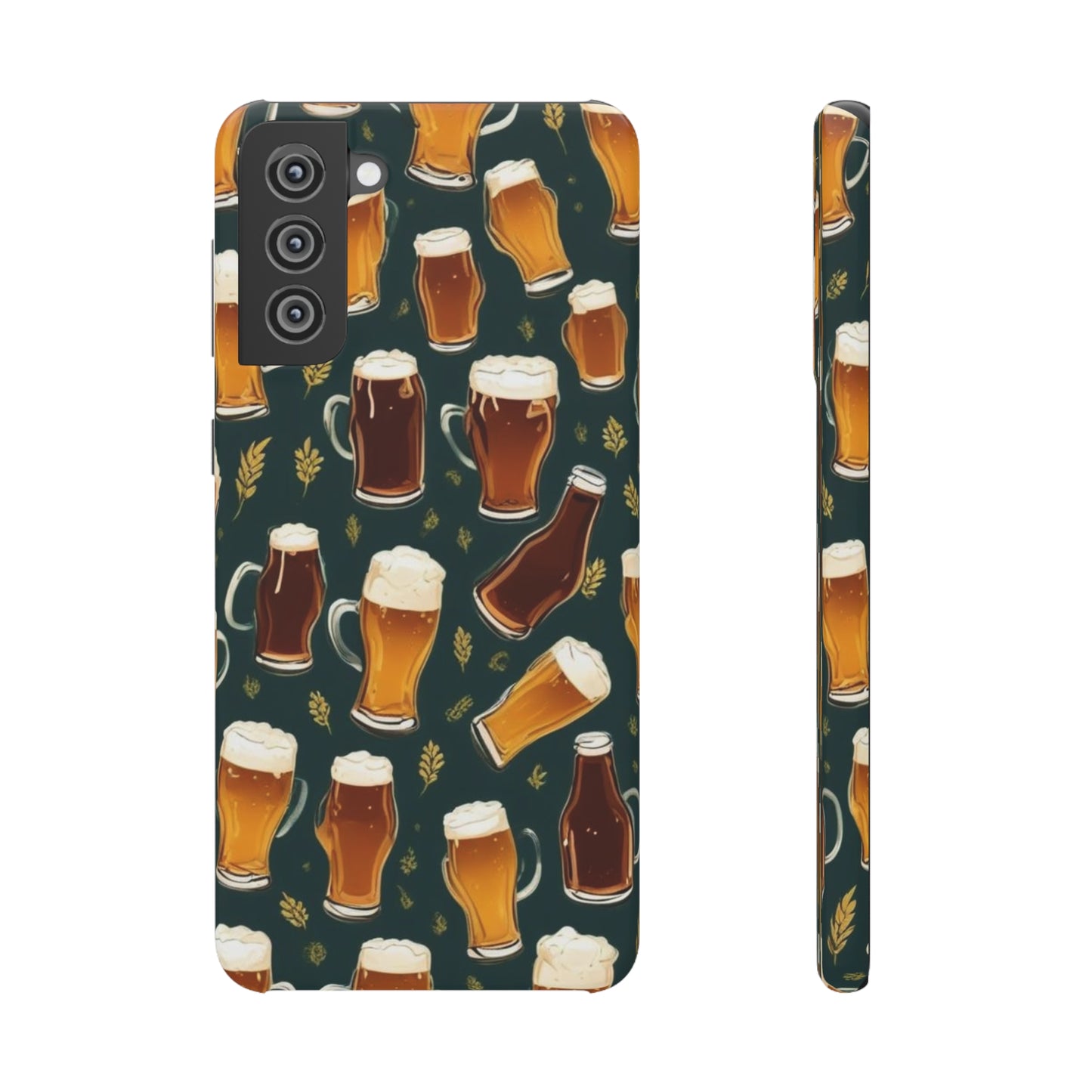 Beer Pattern Snap Cases