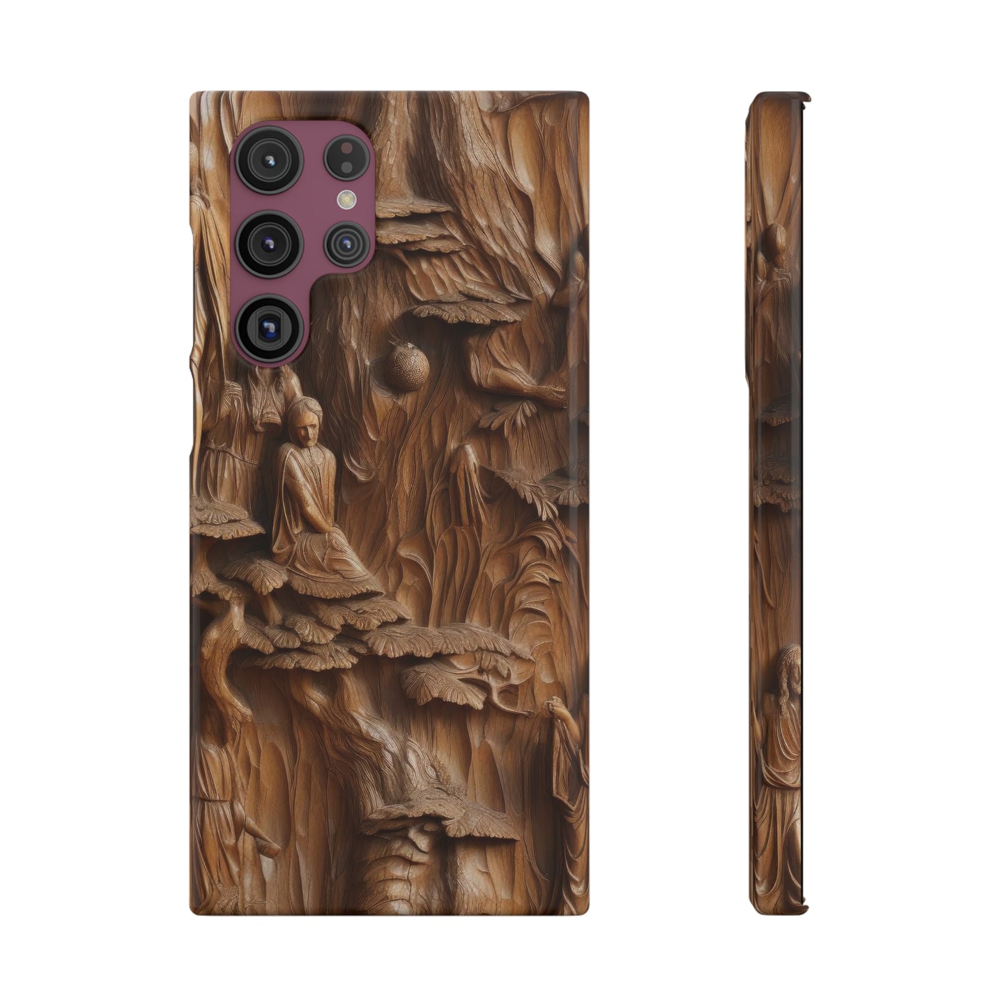 Biblical , Spiritual Carved Wood Phone cover Snap Cases .
