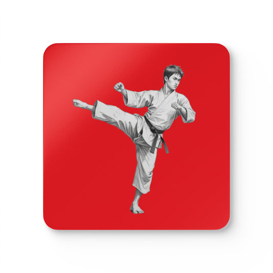 Martial Arts Corkwood Coaster Set