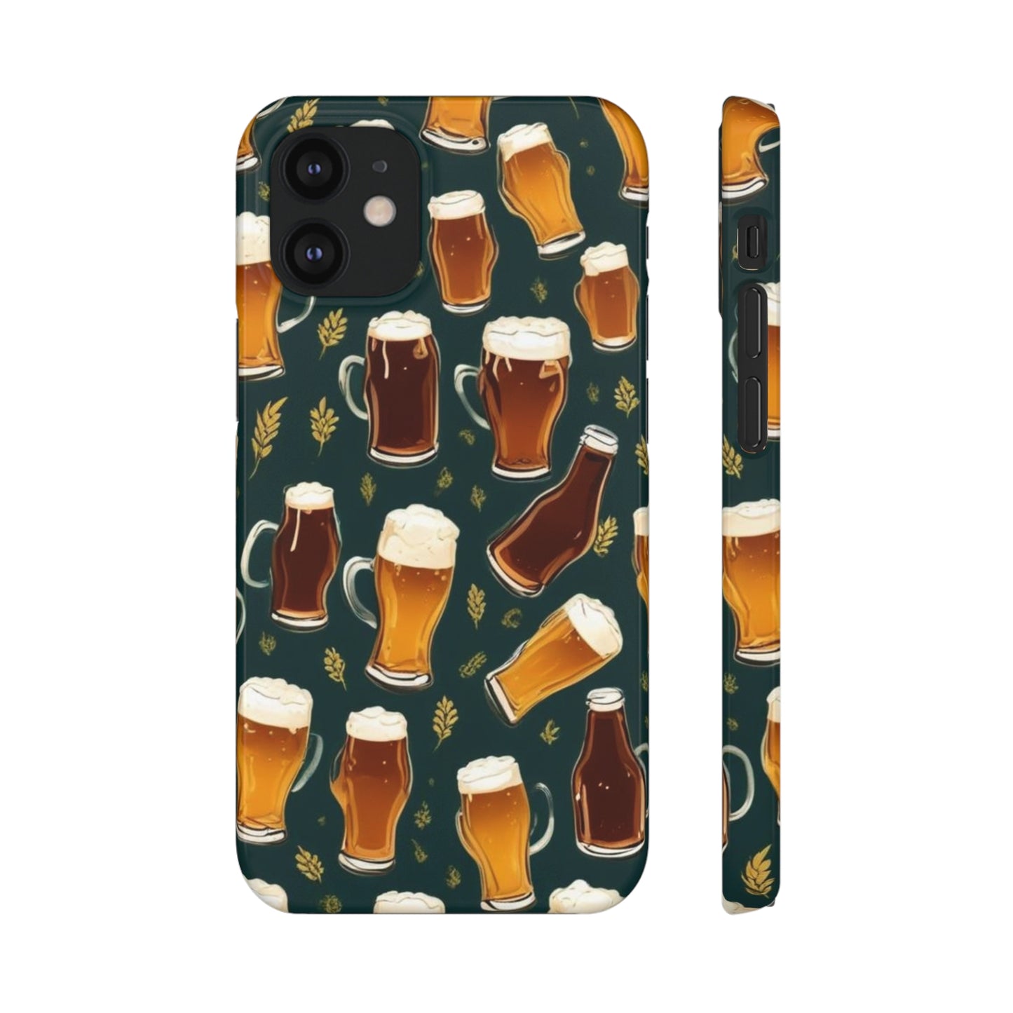 Beer Pattern Snap Cases
