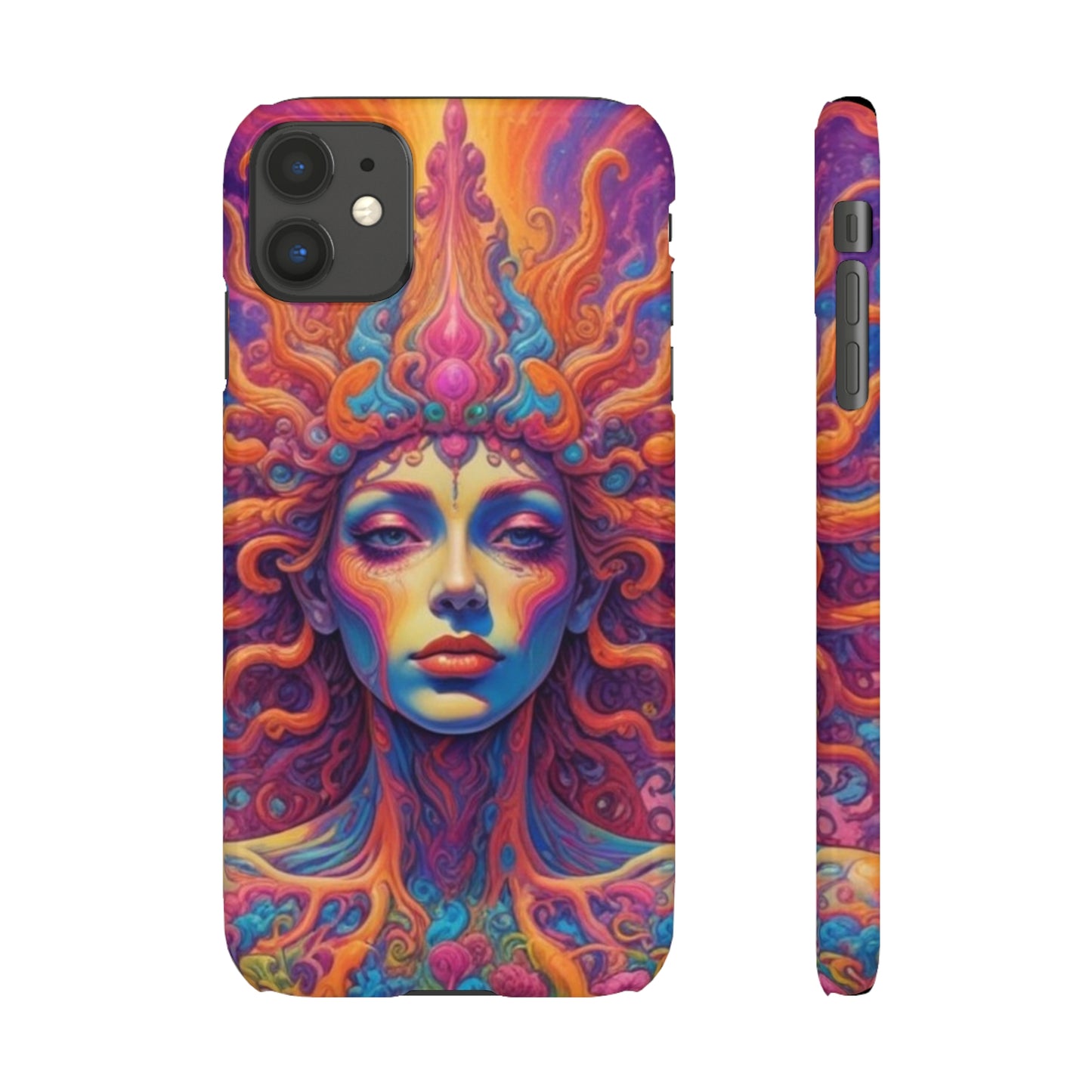 Trippy Pattern Snap Cases