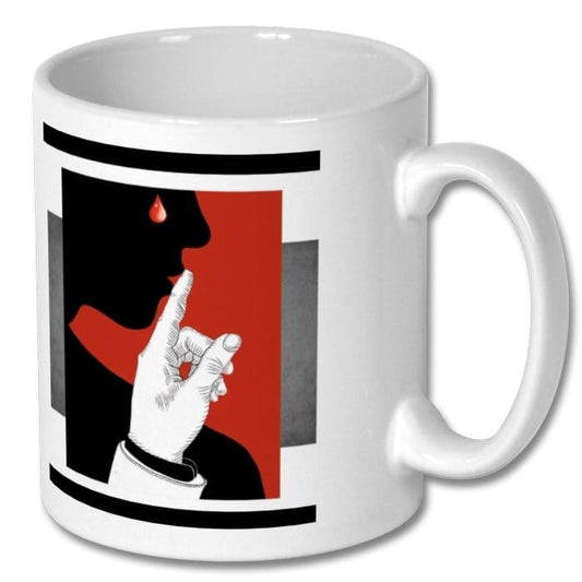 White ceramic 11 oz (0.33 l) C-handle AAA+ ORCA coating Personalised Mug