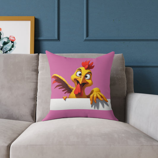 Squark Square Poly Canvas Pillow