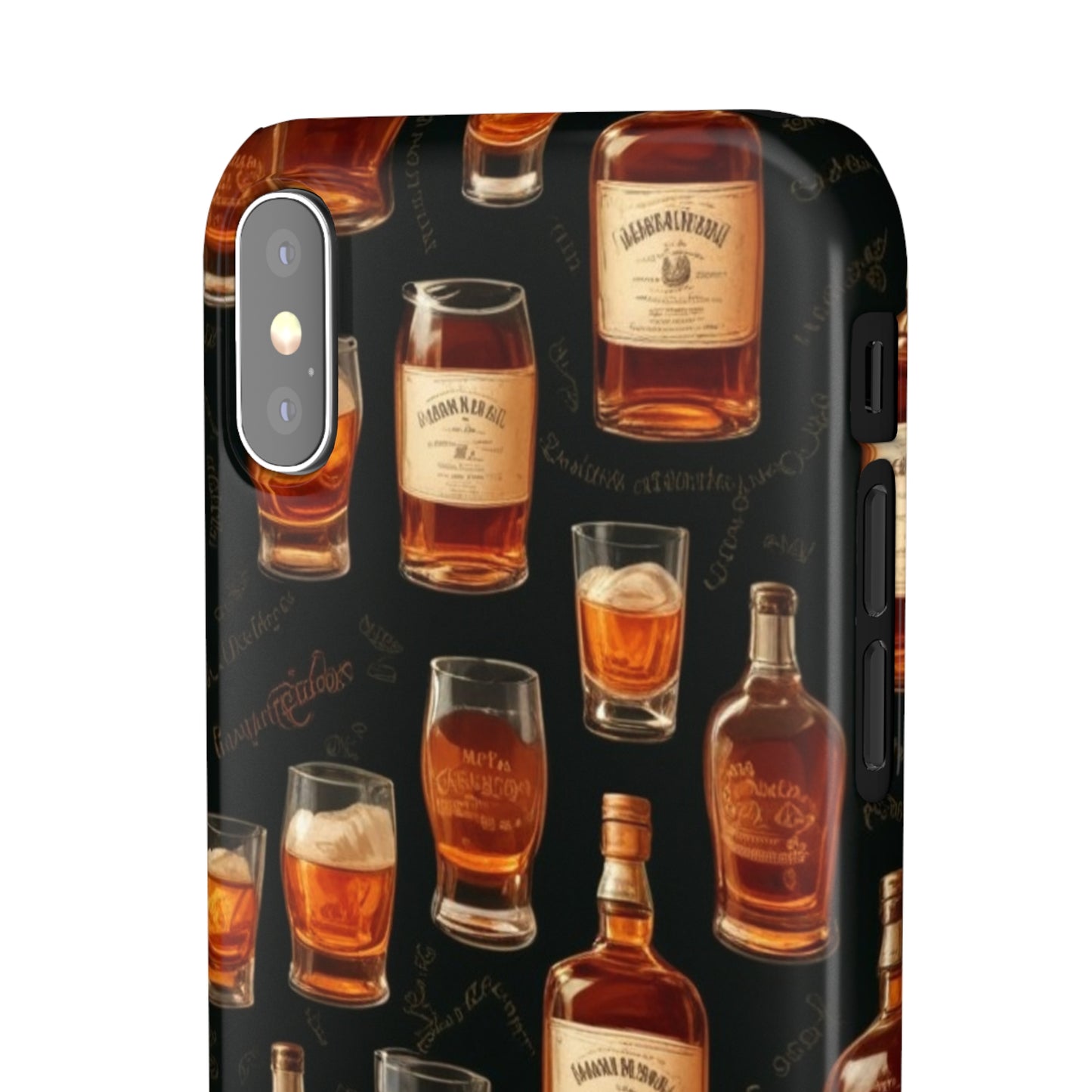 Whiskey Pattern Snap Cases