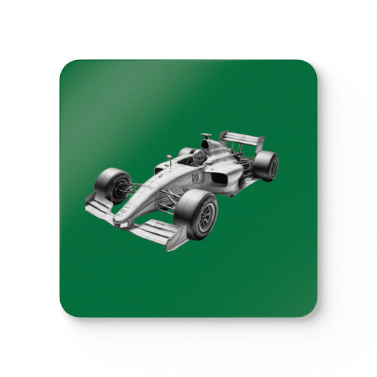 Racing Car  Corkwood Coaster Set