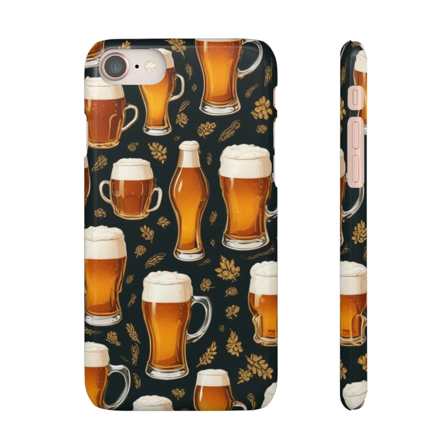 Beer Pattern Snap Cases