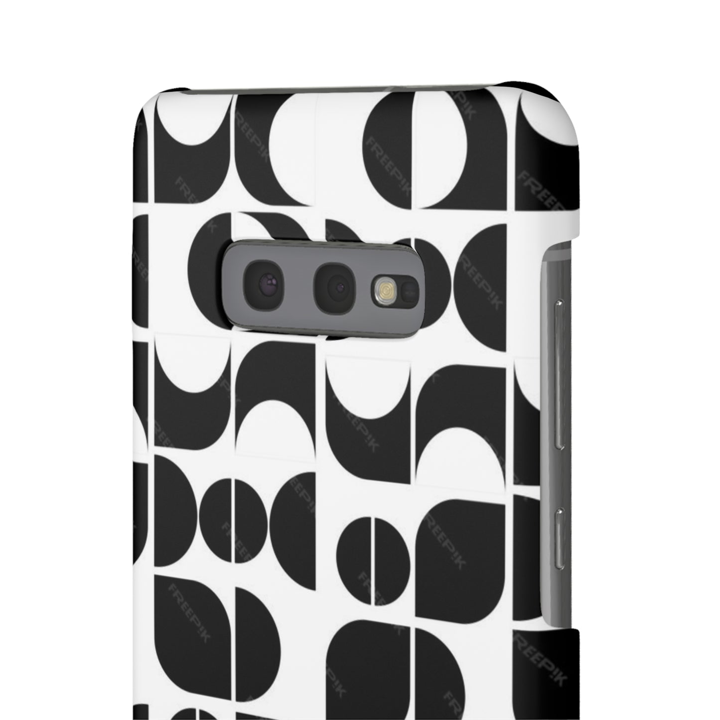 Black And White Pattern Pattern Snap Cases