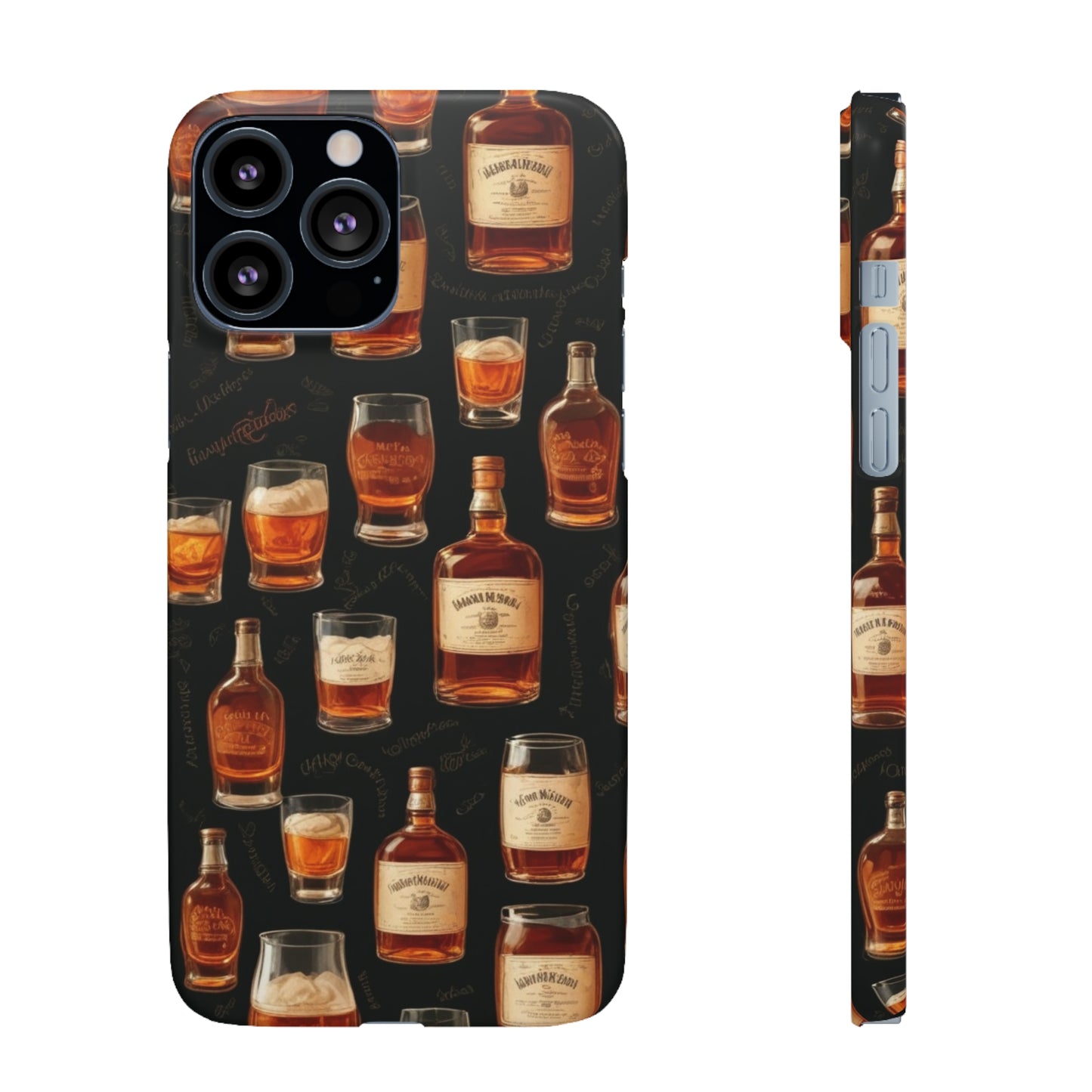 Whiskey Pattern Snap Cases