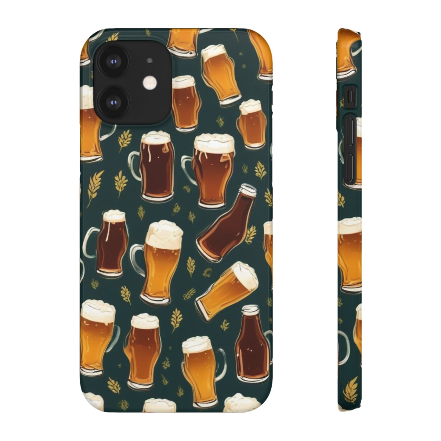 Beer Pattern Snap Cases