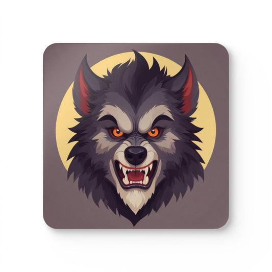 Werewolf Corkwood Coaster Set