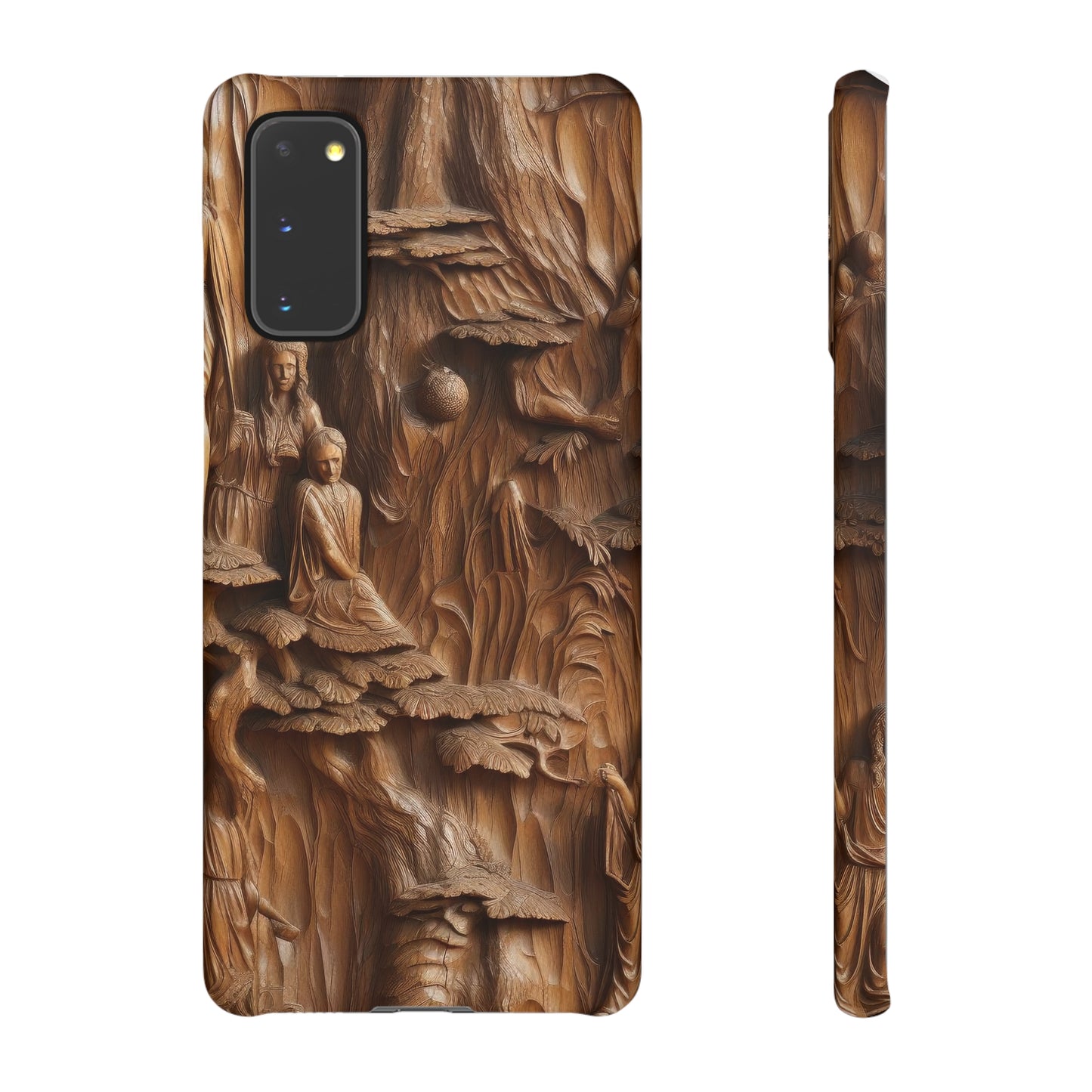 Biblical , Spiritual Carved Wood Phone cover Snap Cases .
