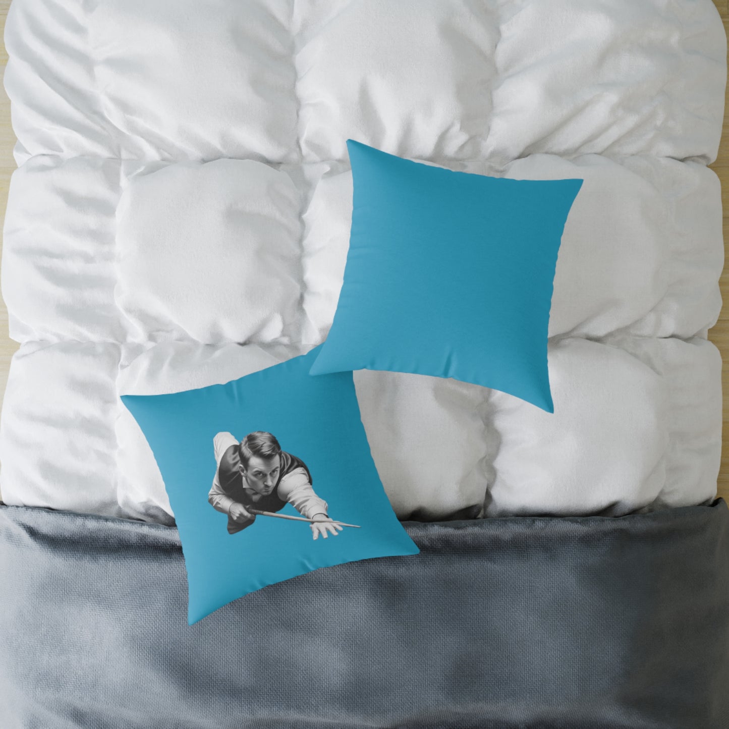 Snooker Square Poly Canvas Pillow