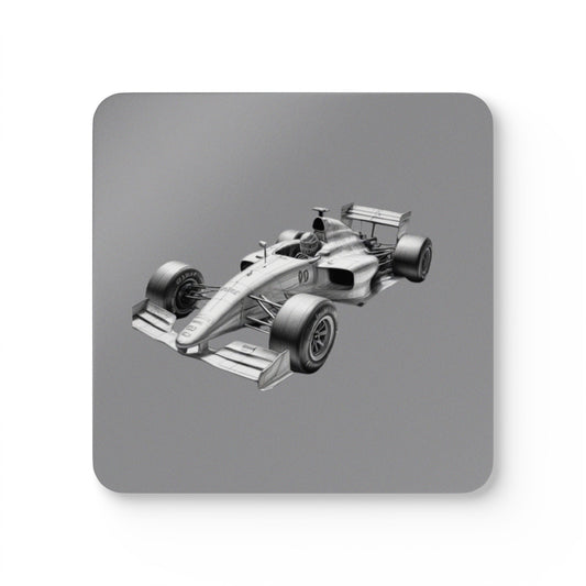 Racing Car  Corkwood Coaster Set