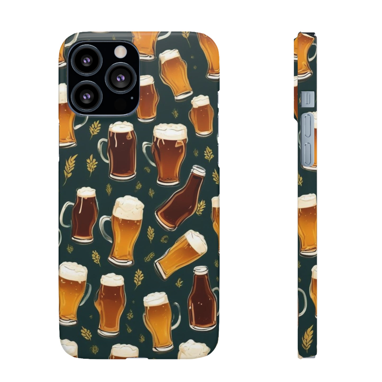 Beer Pattern Snap Cases