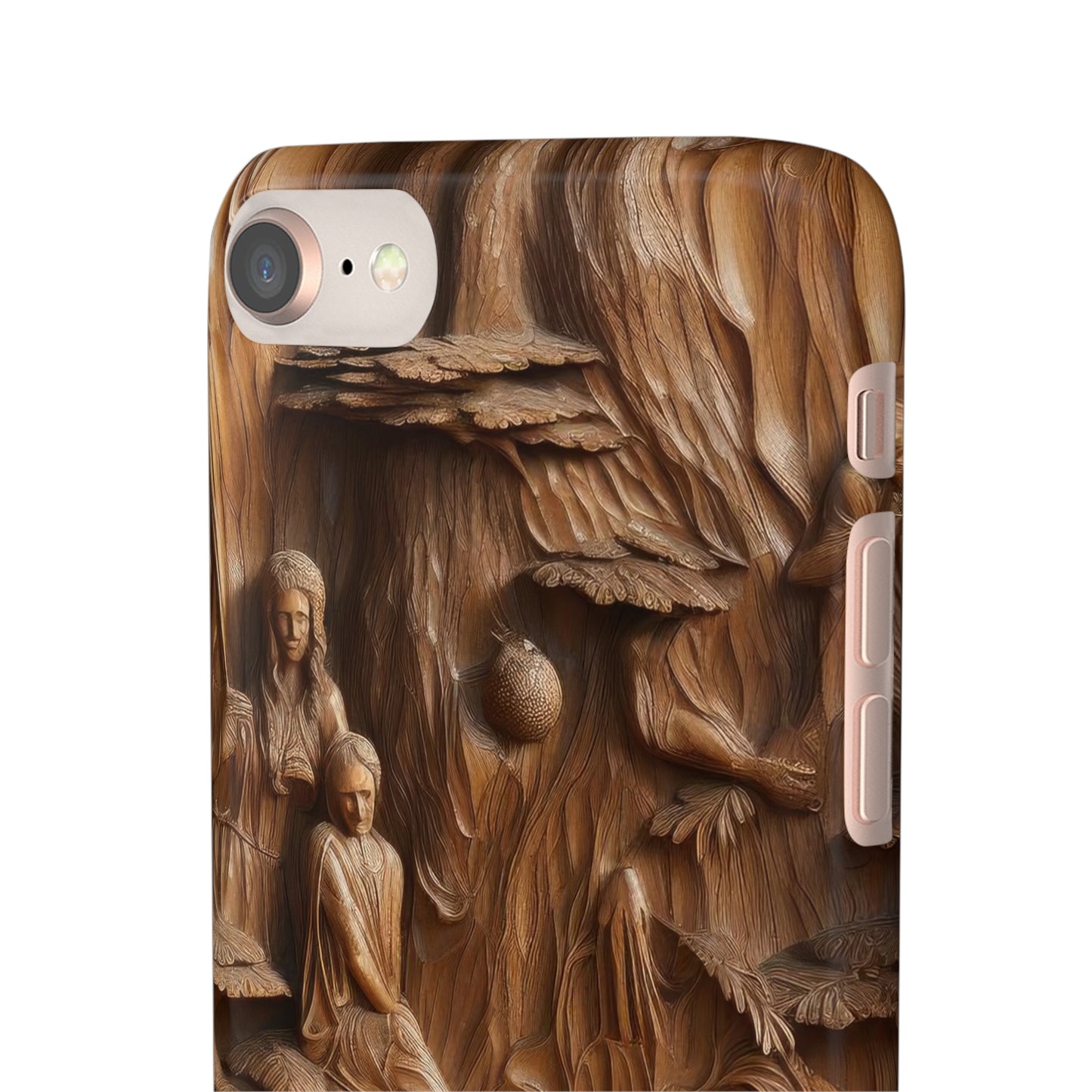 Biblical , Spiritual Carved Wood Phone cover Snap Cases .