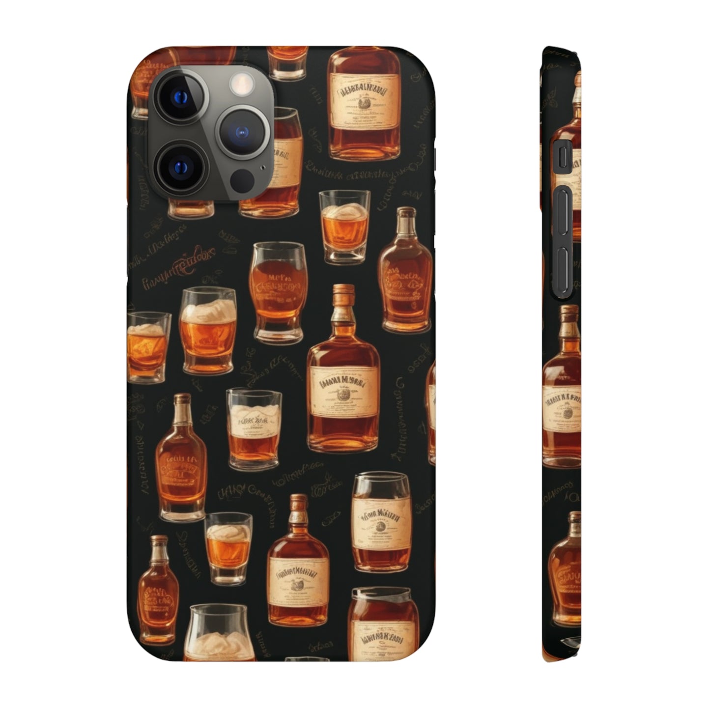 Whiskey Pattern Snap Cases