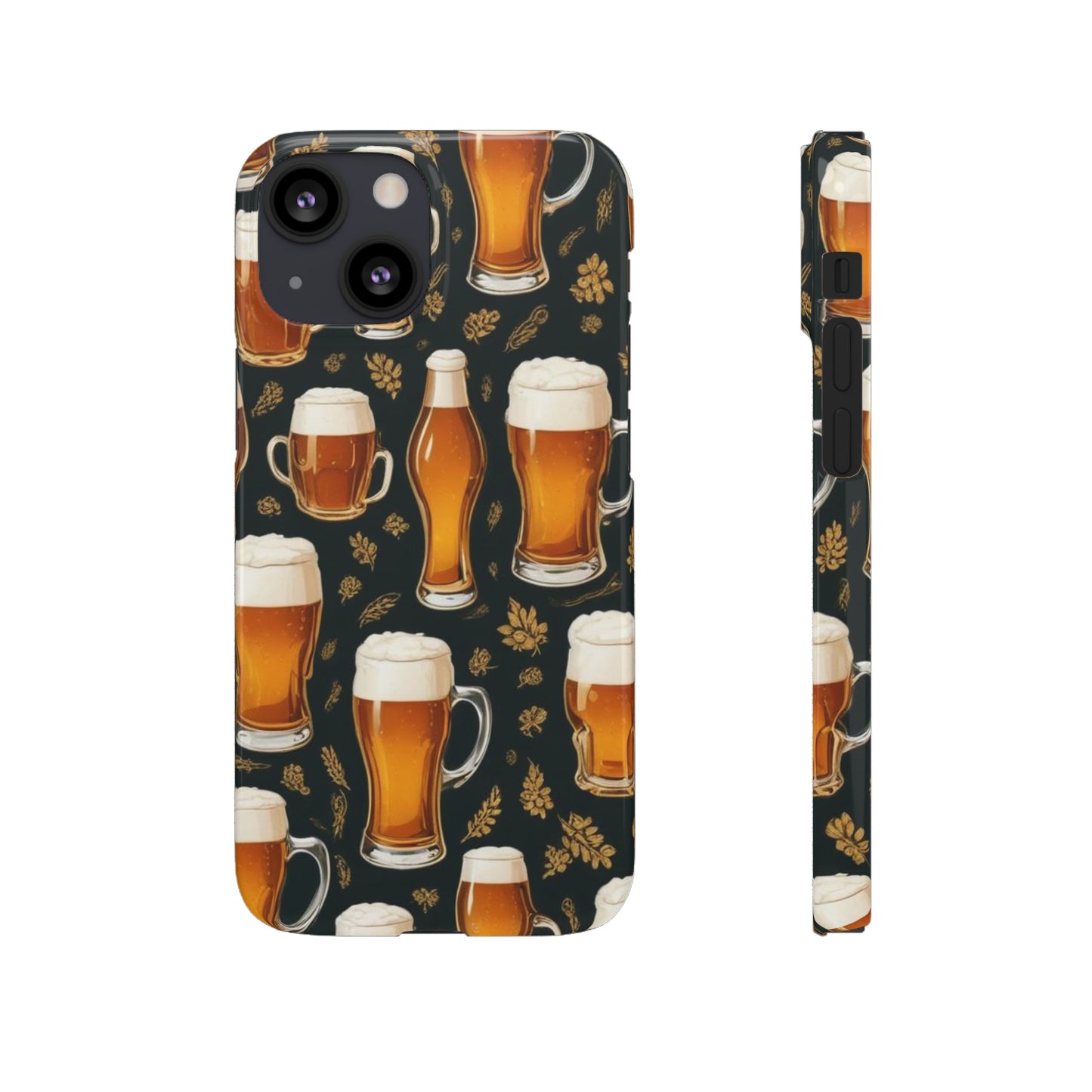 Beer Pattern Snap Cases