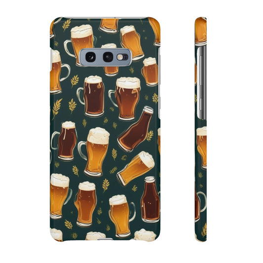 Beer Pattern Snap Cases