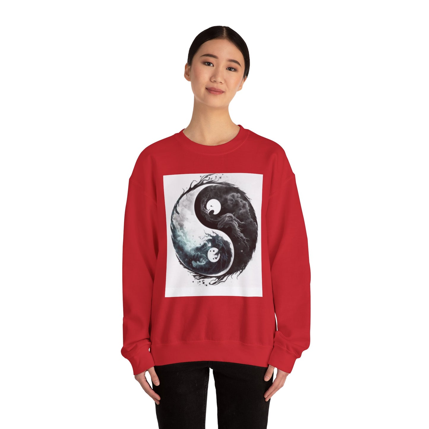 Ying Yang Unisex Heavy Blend™ Crewneck Sweatshirt