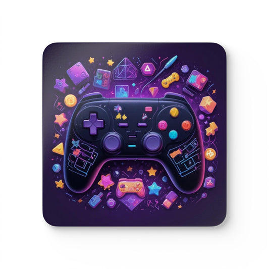 Gaming Corkwood Coaster Set